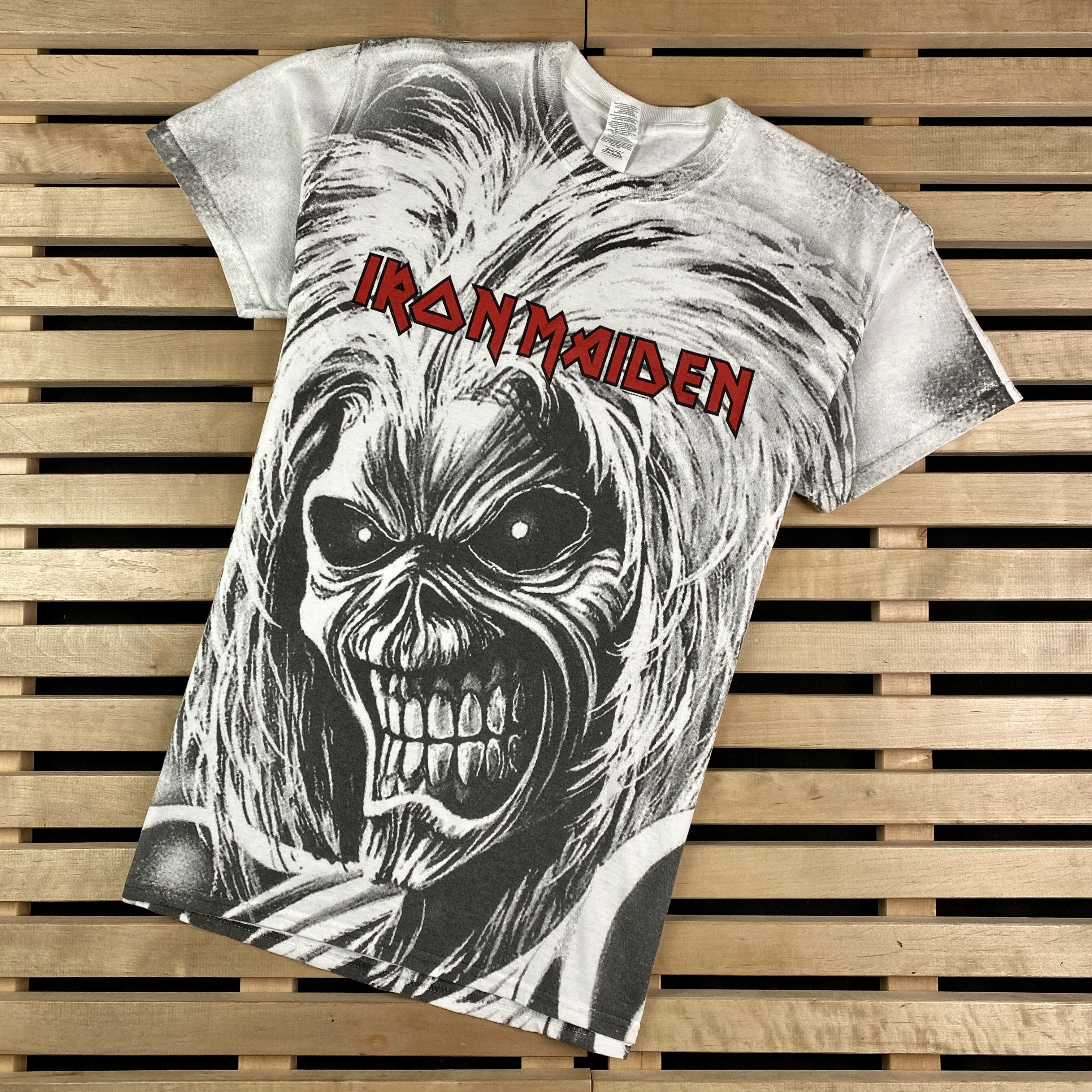Band Tees × Iron Maiden × Vintage Mens Vintage T Shirt Iron Maiden Size M Size US M / EU 48-50 / 2 - 1 Thumbnail