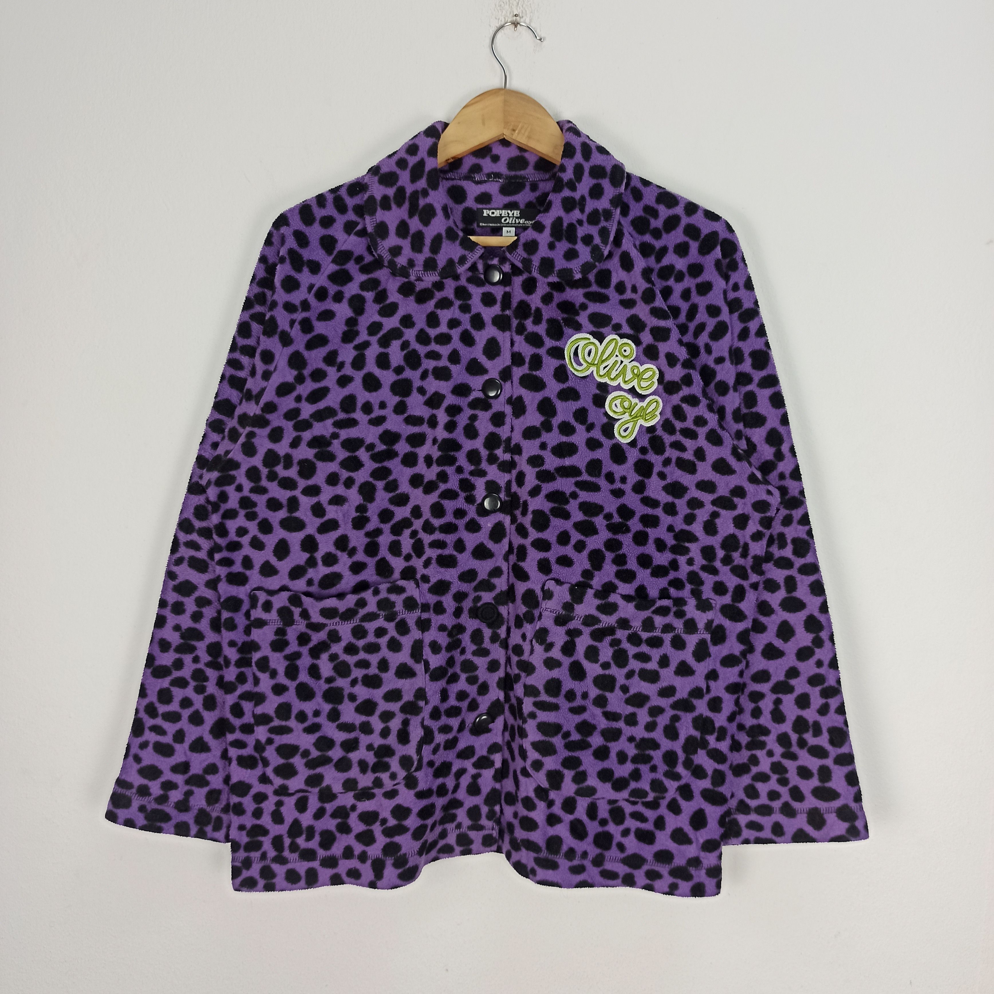Cartoon Network 🔥STEALS🔥 Popeye Olive Oyl Sweater Button Fleece Size M / US 6-8 / IT 42-44 - 5 Thumbnail