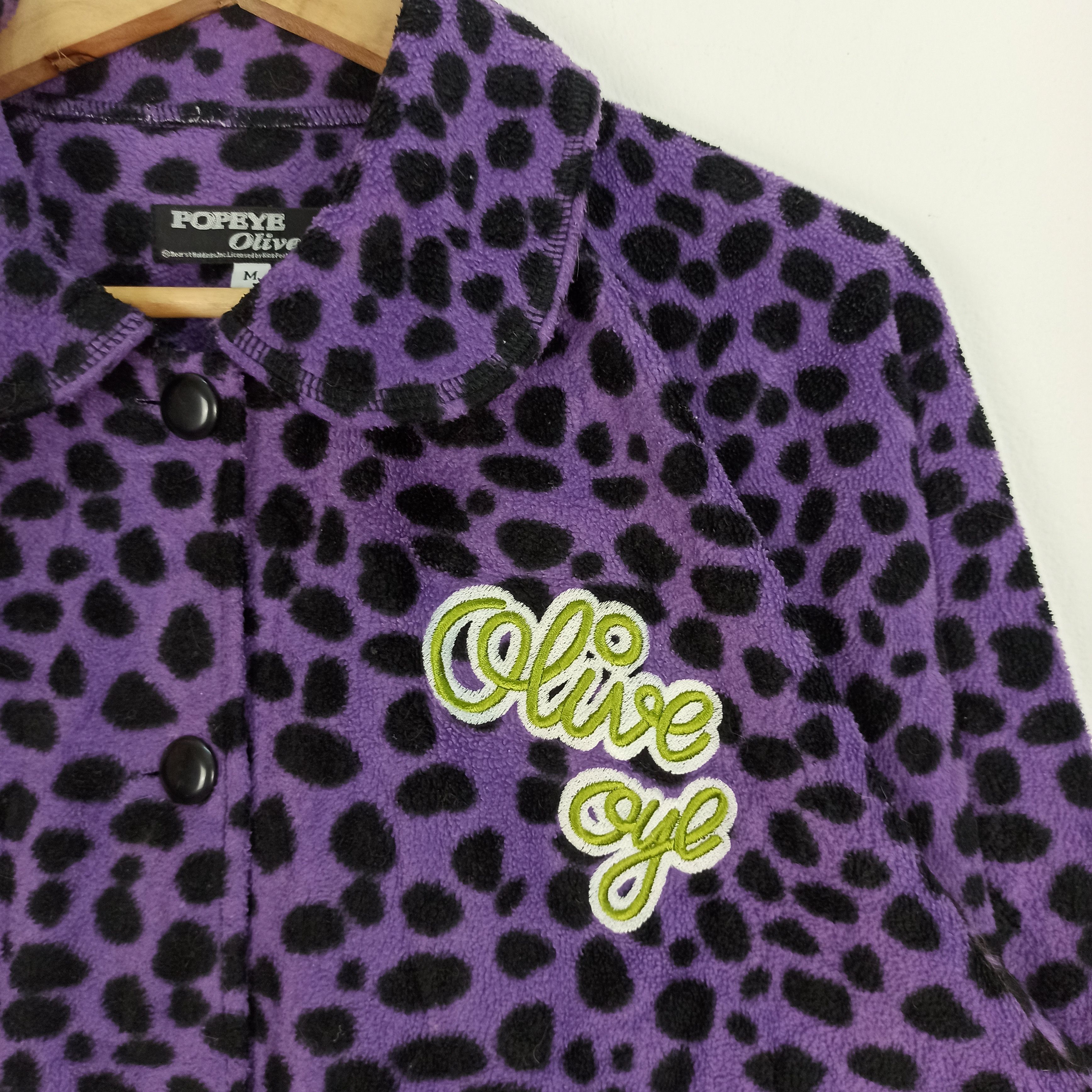 Cartoon Network 🔥STEALS🔥 Popeye Olive Oyl Sweater Button Fleece Size M / US 6-8 / IT 42-44 - 7 Thumbnail