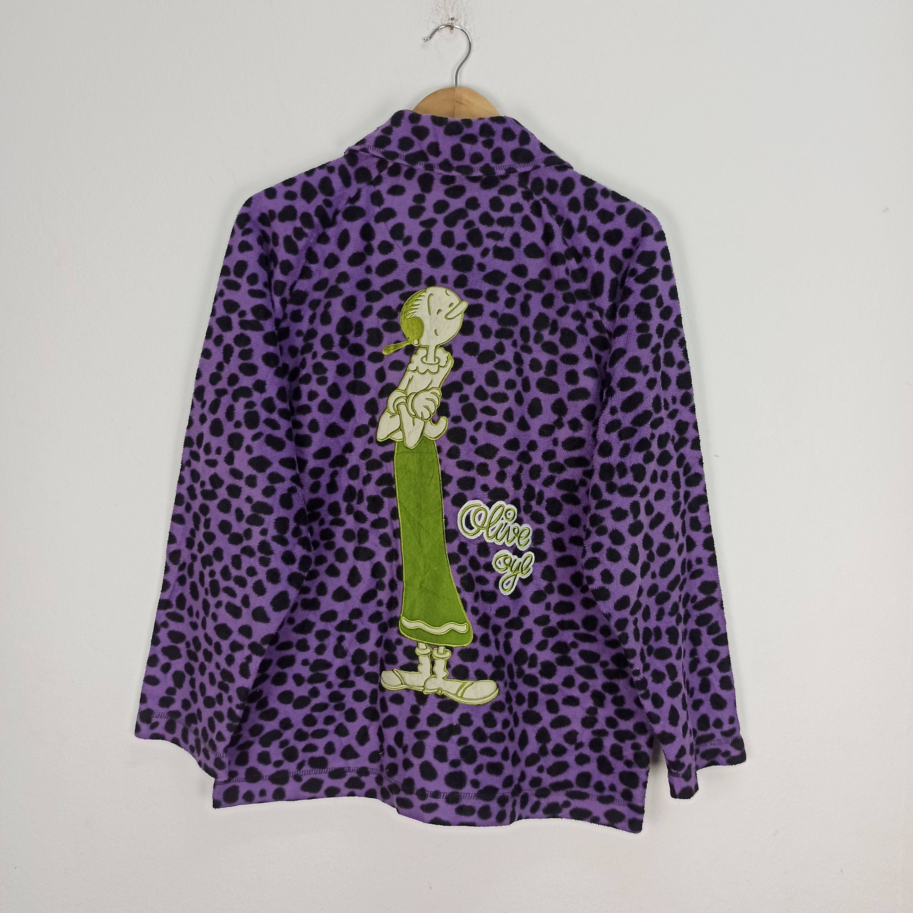 Cartoon Network 🔥STEALS🔥 Popeye Olive Oyl Sweater Button Fleece Size M / US 6-8 / IT 42-44 - 1 Thumbnail
