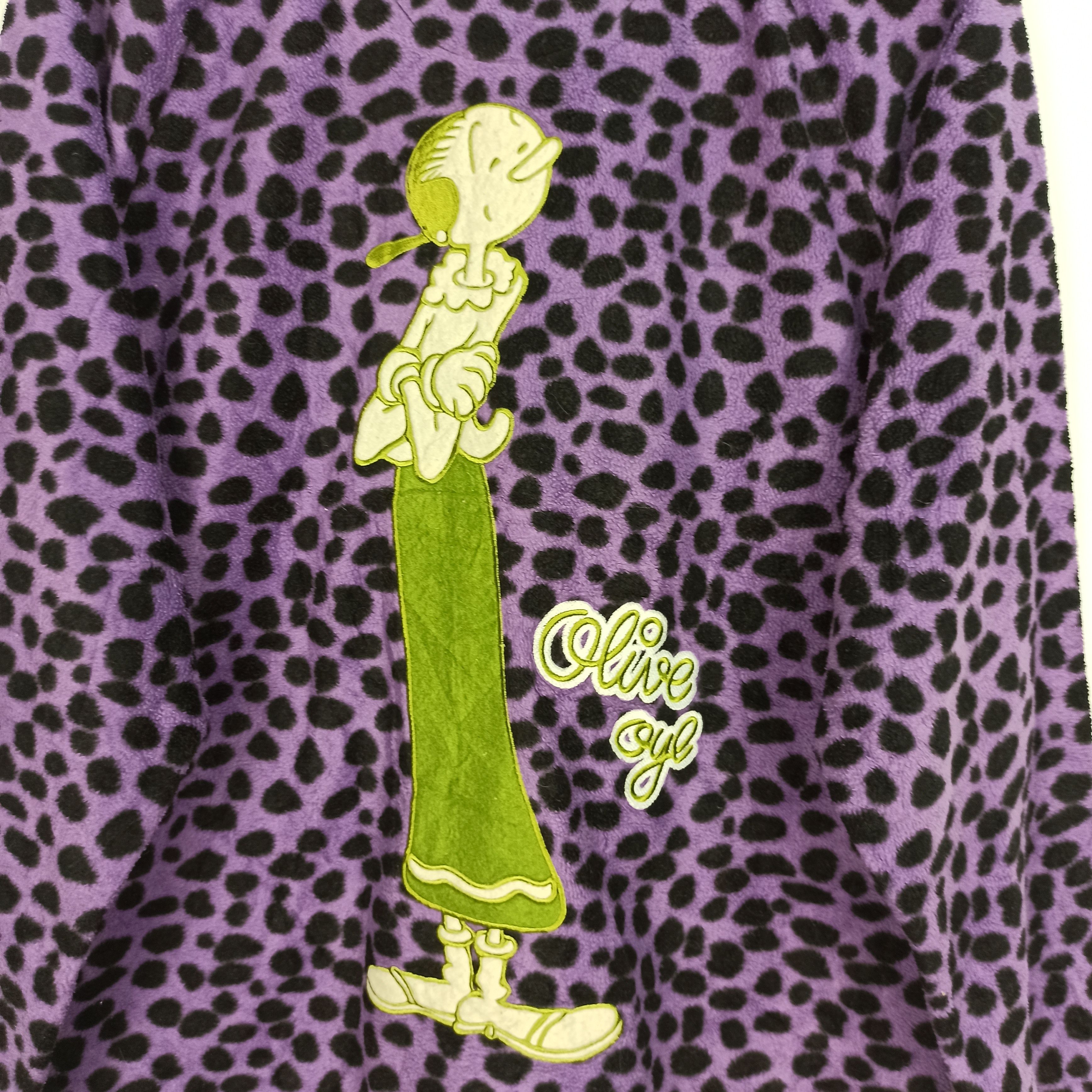 Cartoon Network 🔥STEALS🔥 Popeye Olive Oyl Sweater Button Fleece Size M / US 6-8 / IT 42-44 - 2 Thumbnail