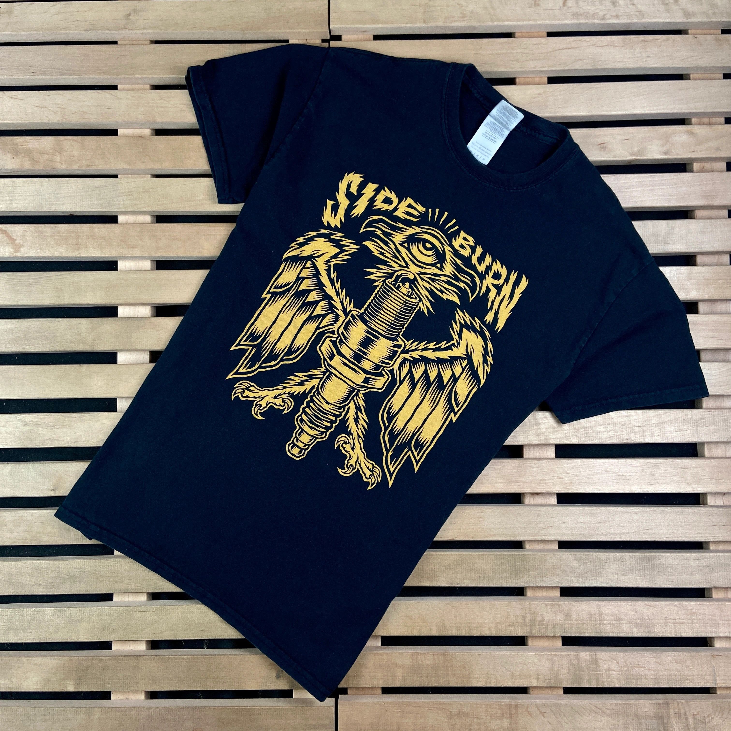 Band Tees × Vintage Mens Vintage T Shirt SideBurn Size M Size US M / EU 48-50 / 2 - 1 Thumbnail