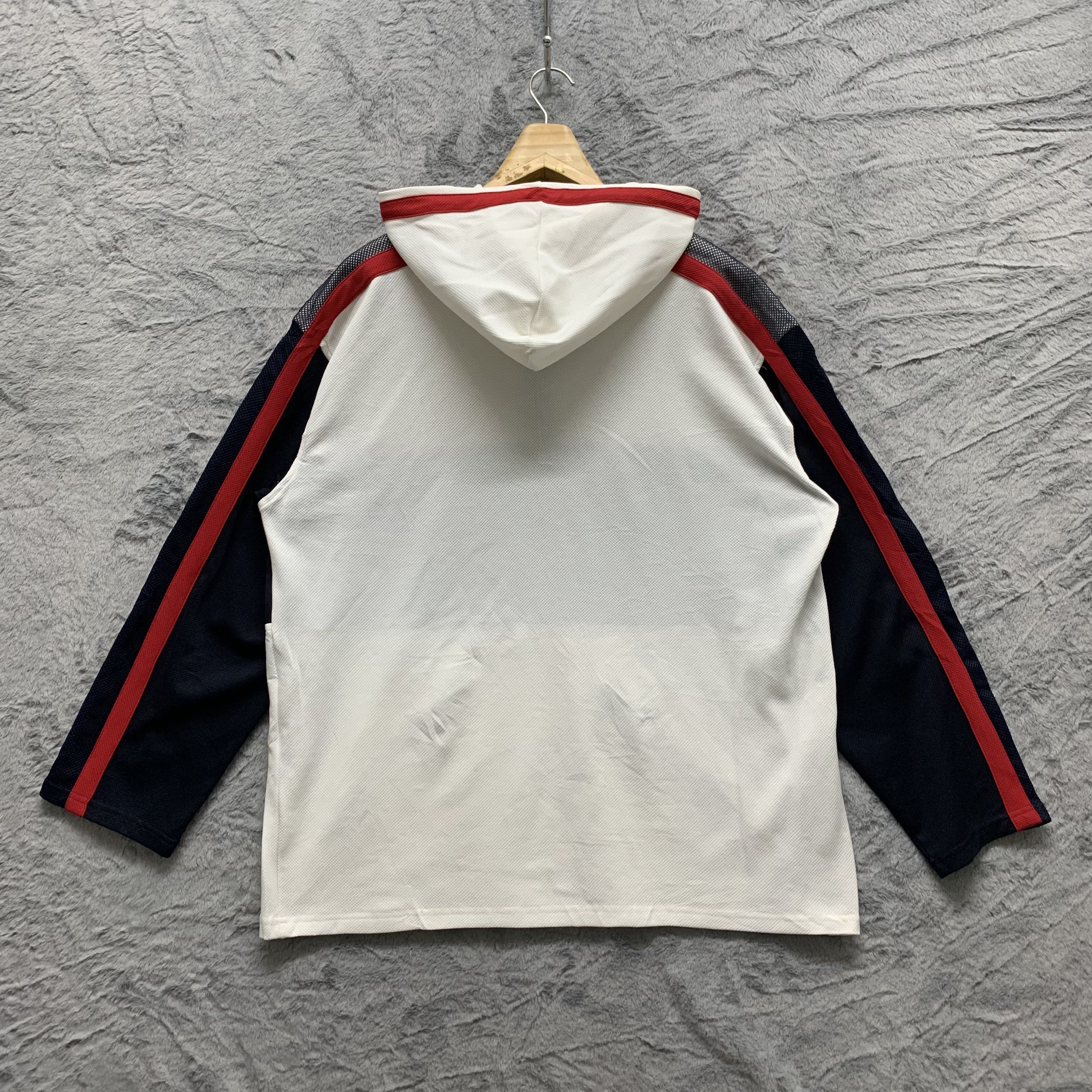 Japanese Brand ELLE HOMME PARIS Colorblock Anorak Hoodies #4322-150 Size US L / EU 52-54 / 3 - 10 Thumbnail