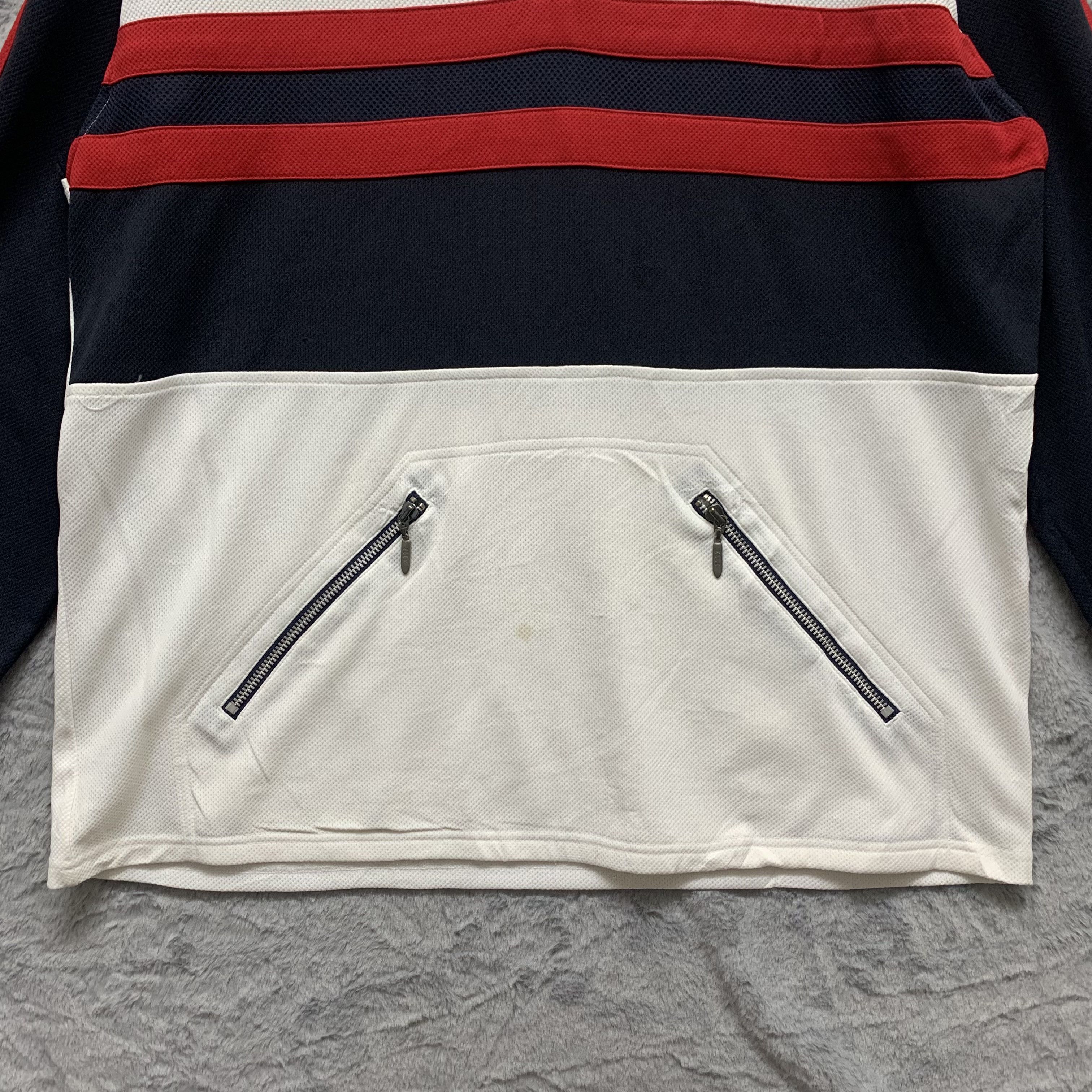 Japanese Brand ELLE HOMME PARIS Colorblock Anorak Hoodies #4322-150 Size US L / EU 52-54 / 3 - 4 Thumbnail