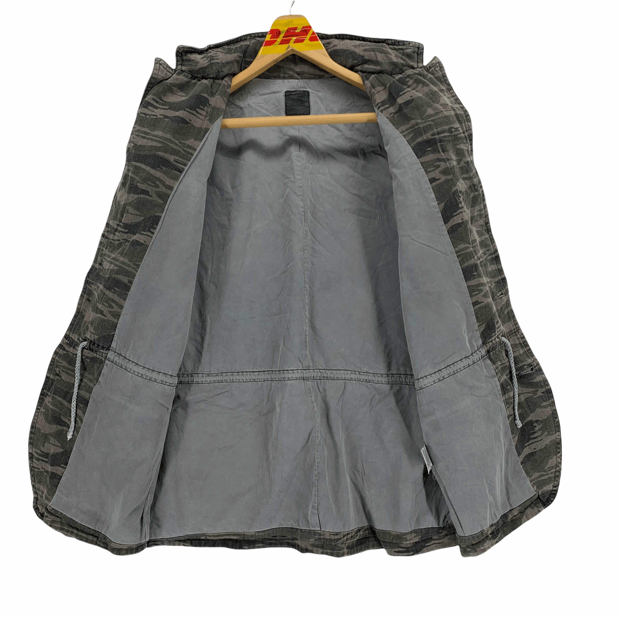 Japanese Brand Power To The People Camo Army Style Chore Jacket #3284-117 Size US L / EU 52-54 / 3 - 8 Thumbnail