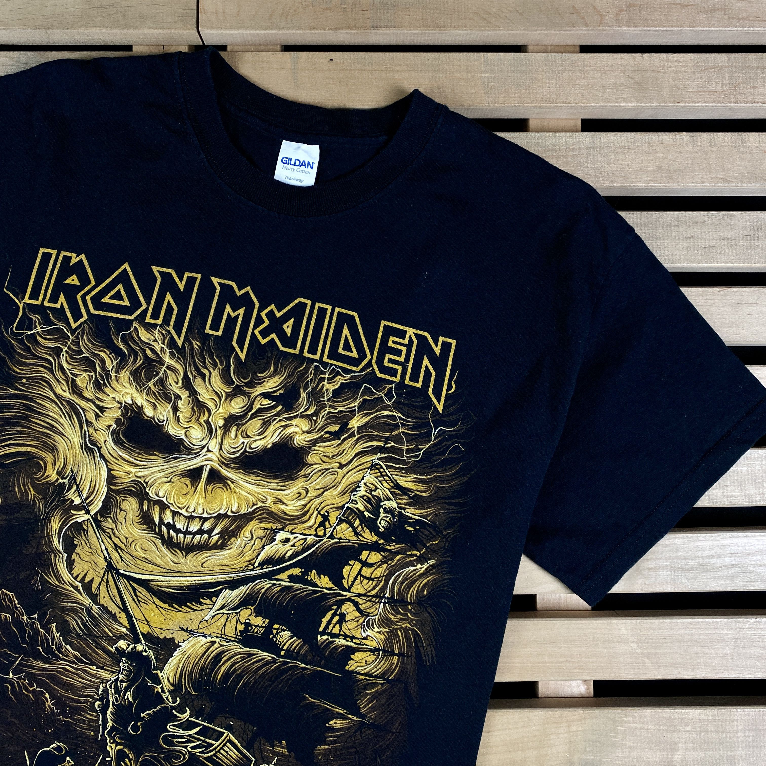 Band Tees × Iron Maiden × Vintage Men’s T-Shirt Iron Maiden Vintage Size M Size US M / EU 48-50 / 2 - 2 Thumbnail