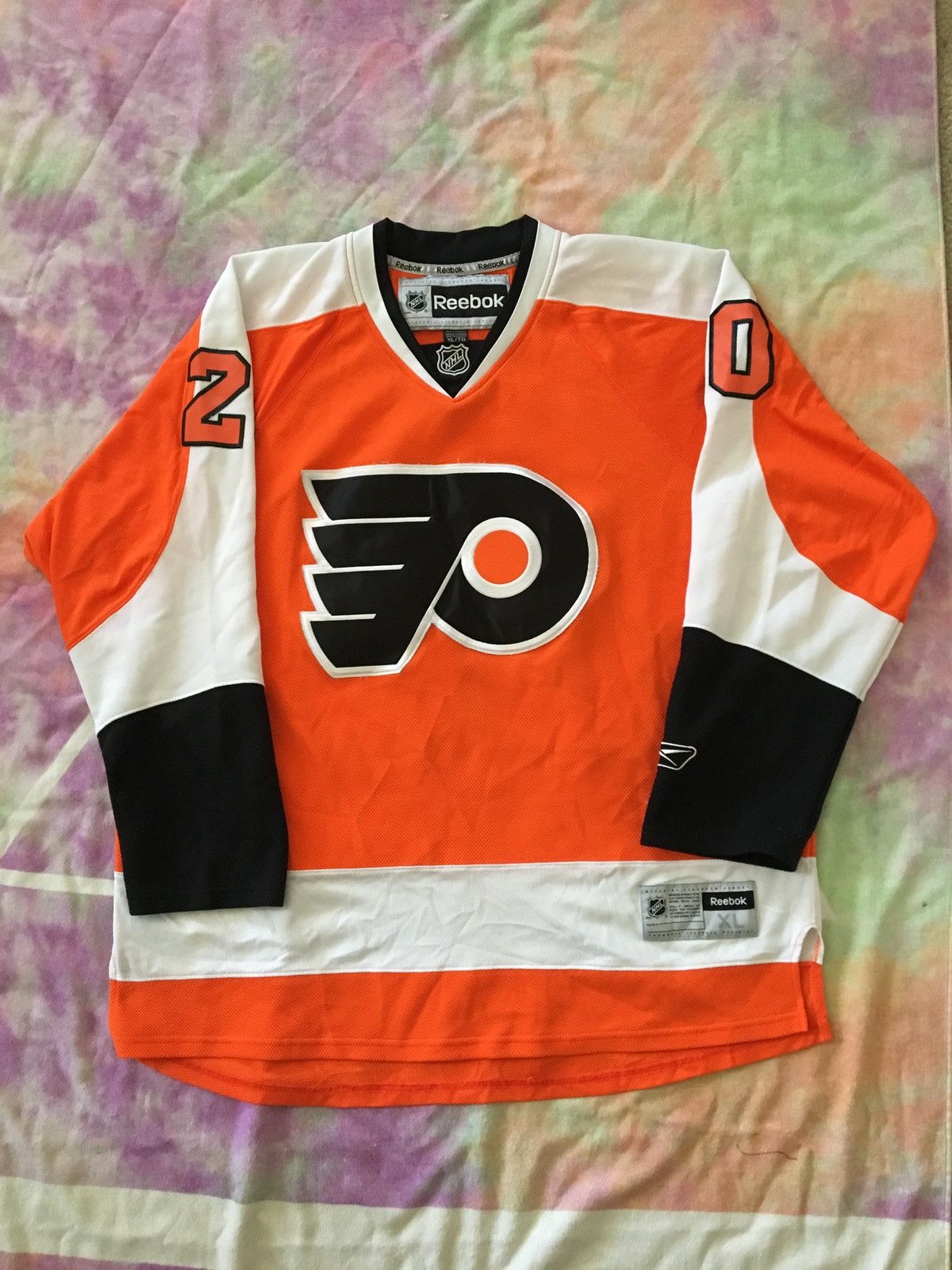 Reebok NHL Philadelphia Flyers Reebok Jersey Chris Pronger Sz XL Size US XL / EU 56 / 4 - 1 Thumbnail