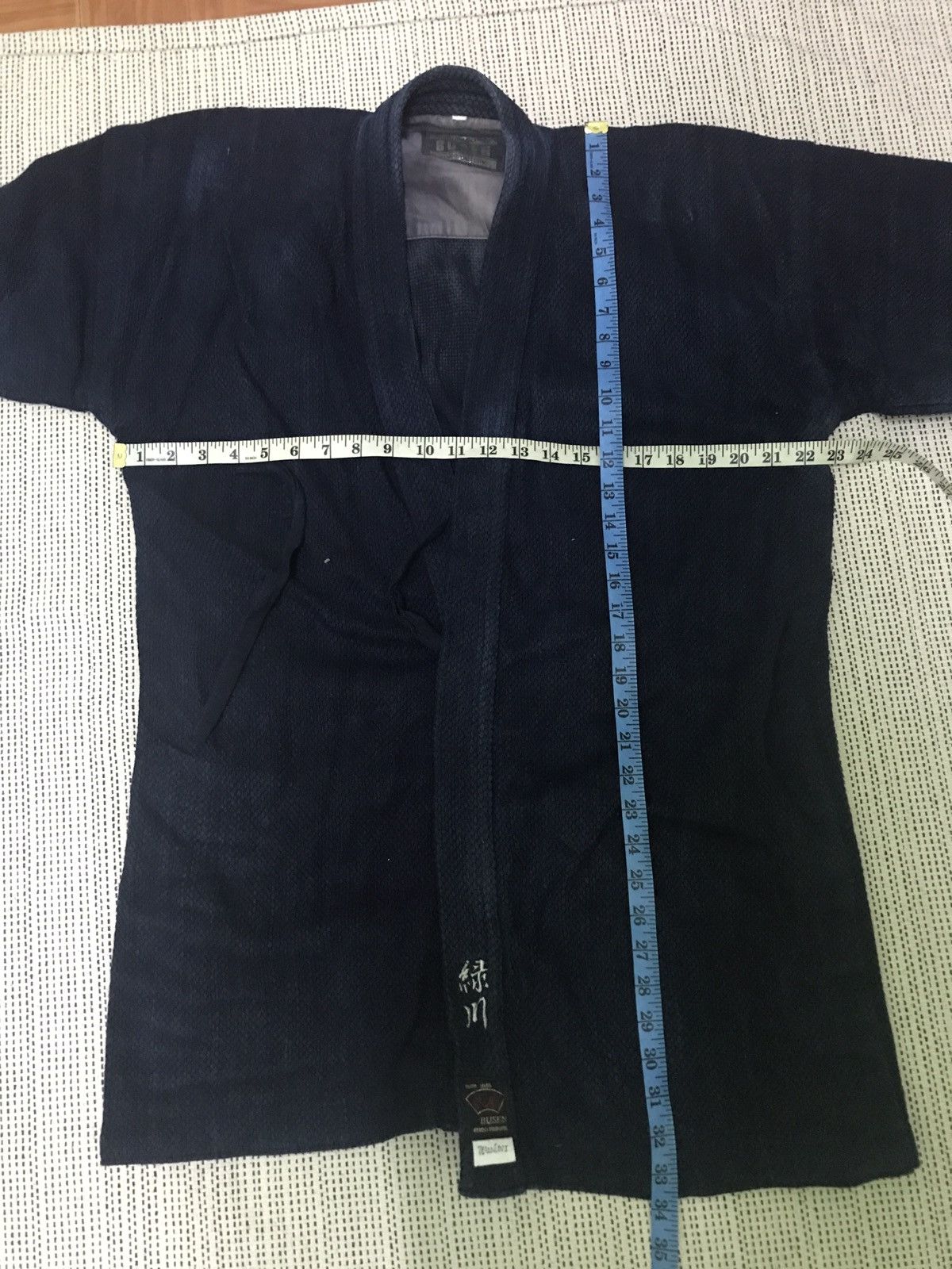 Japanese Brand × Vintage ‼️vintage 80s kendo uniform kimono indigo Size US XL / EU 56 / 4 - 13 Thumbnail