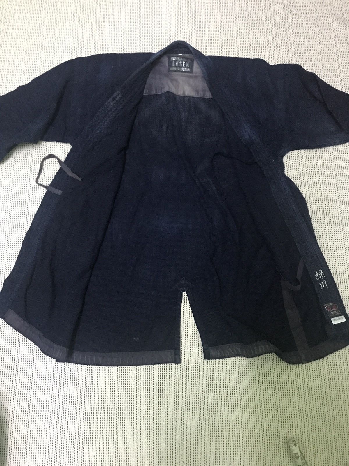 Japanese Brand × Vintage ‼️vintage 80s kendo uniform kimono indigo Size US XL / EU 56 / 4 - 7 Thumbnail