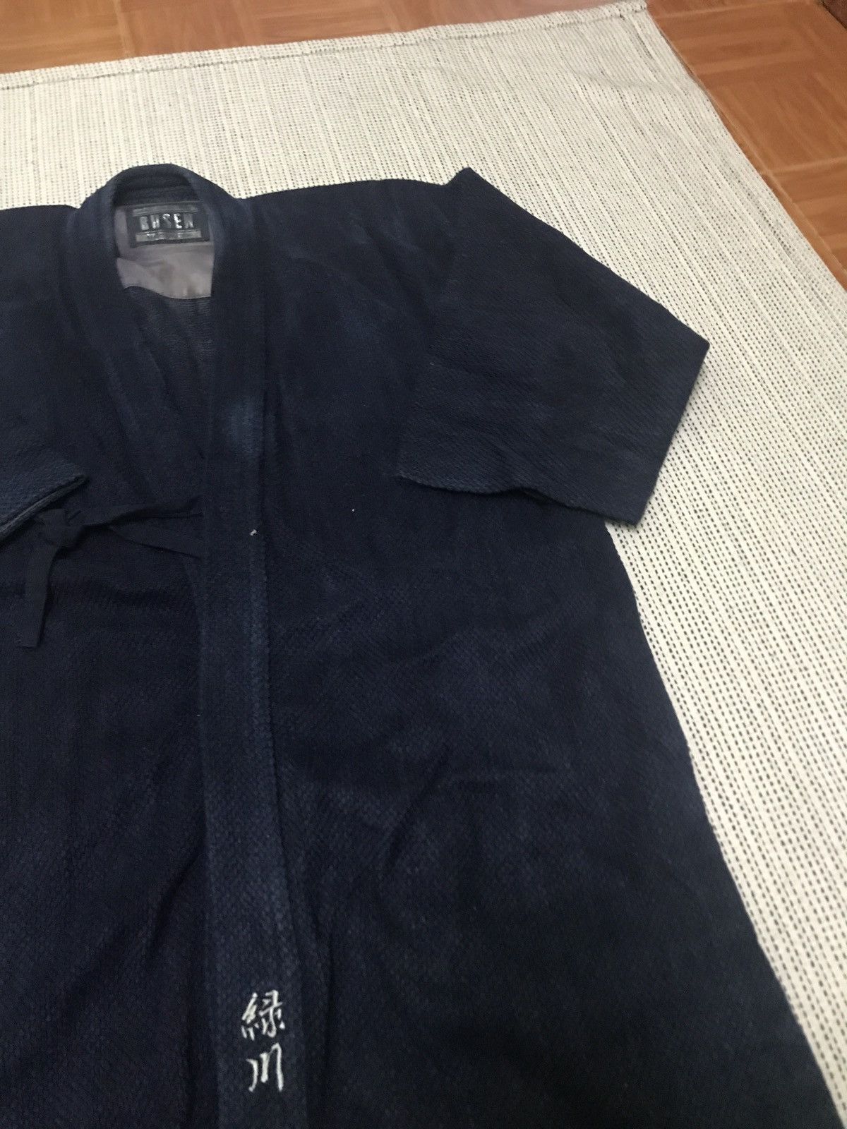 Japanese Brand × Vintage ‼️vintage 80s kendo uniform kimono indigo Size US XL / EU 56 / 4 - 5 Thumbnail