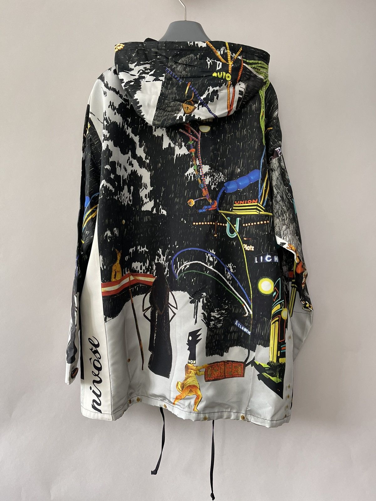 Prada AW16 Christophe Chemin Printed Silk-faille Hooded Jacket Size US M / EU 48-50 / 2 - 4 Thumbnail