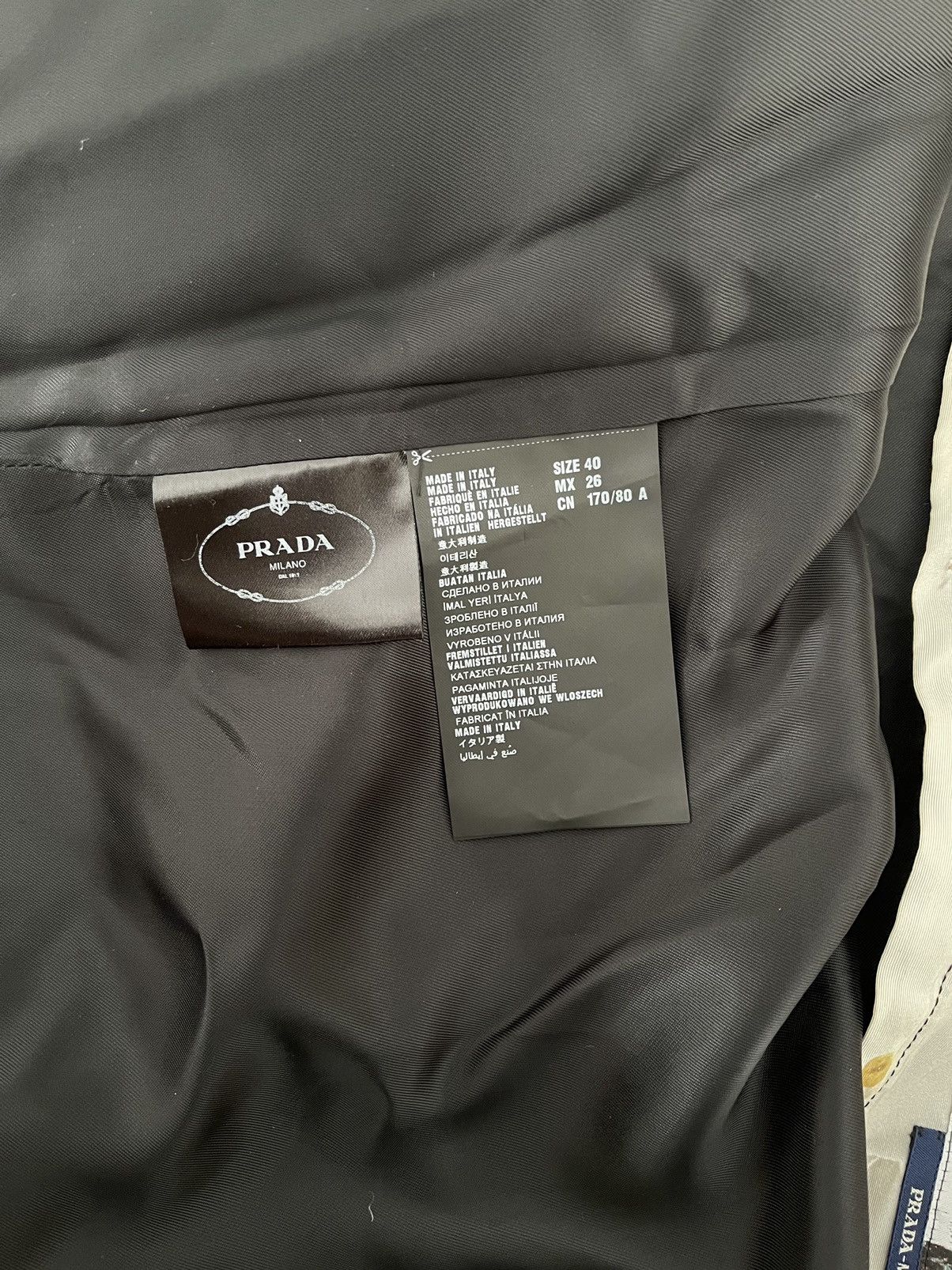 Prada AW16 Christophe Chemin Printed Silk-faille Hooded Jacket Size US M / EU 48-50 / 2 - 9 Thumbnail