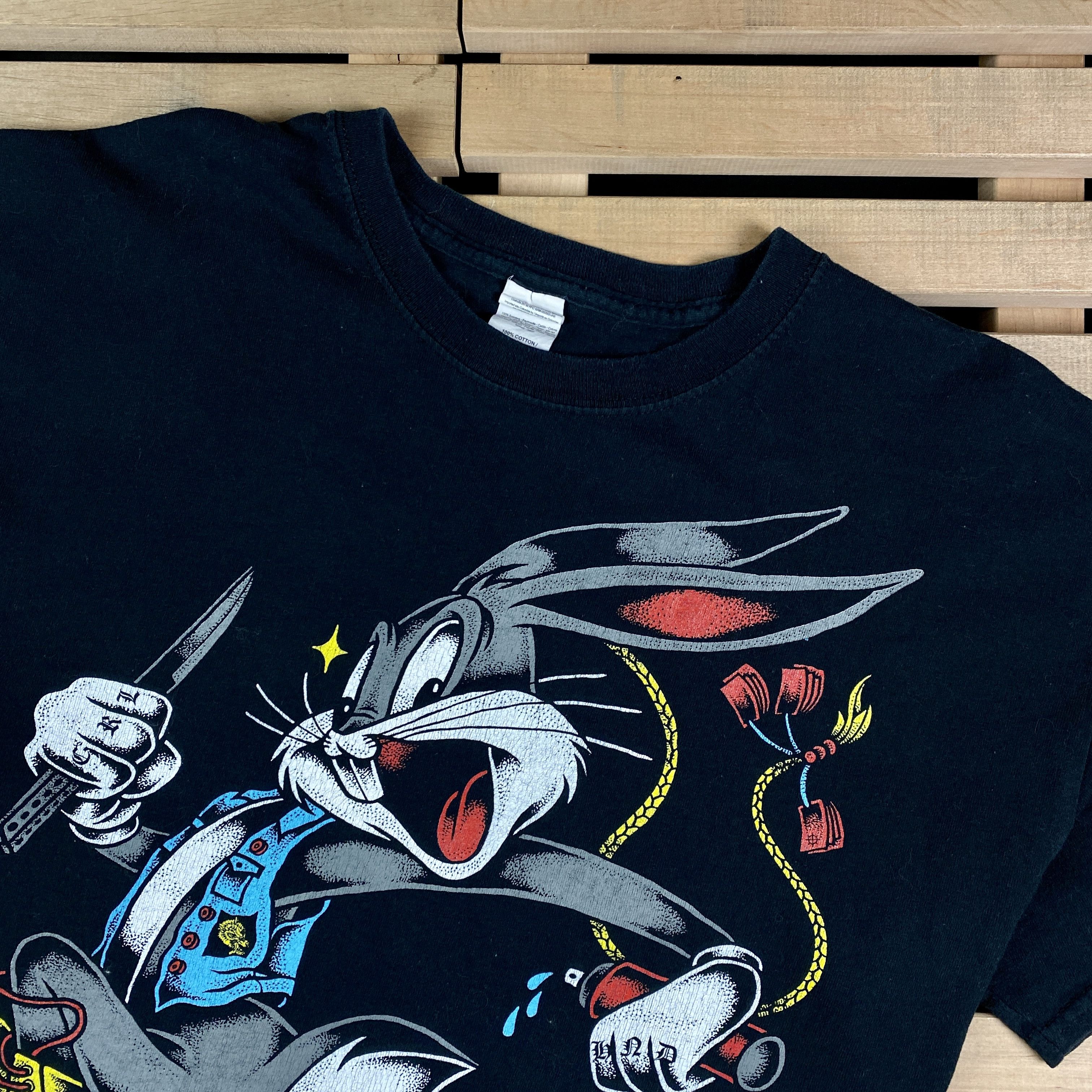 Vintage Mens Vintage T Shirt Looney Tunes Bugs Bunny Size L Size US L / EU 52-54 / 3 - 2 Thumbnail