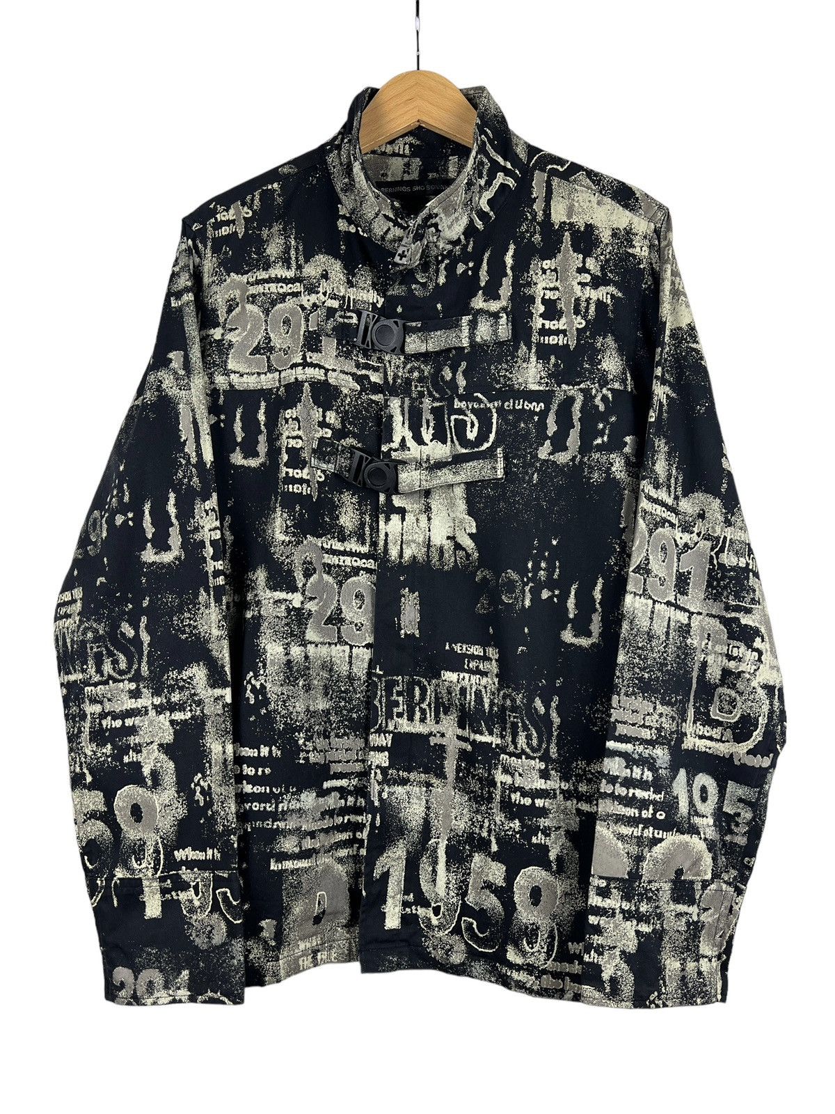 BERNINGS SHO Bernings Sho Graffiti Printed Buckle Jacket Size US L / EU 52-54 / 3 - 1 Thumbnail