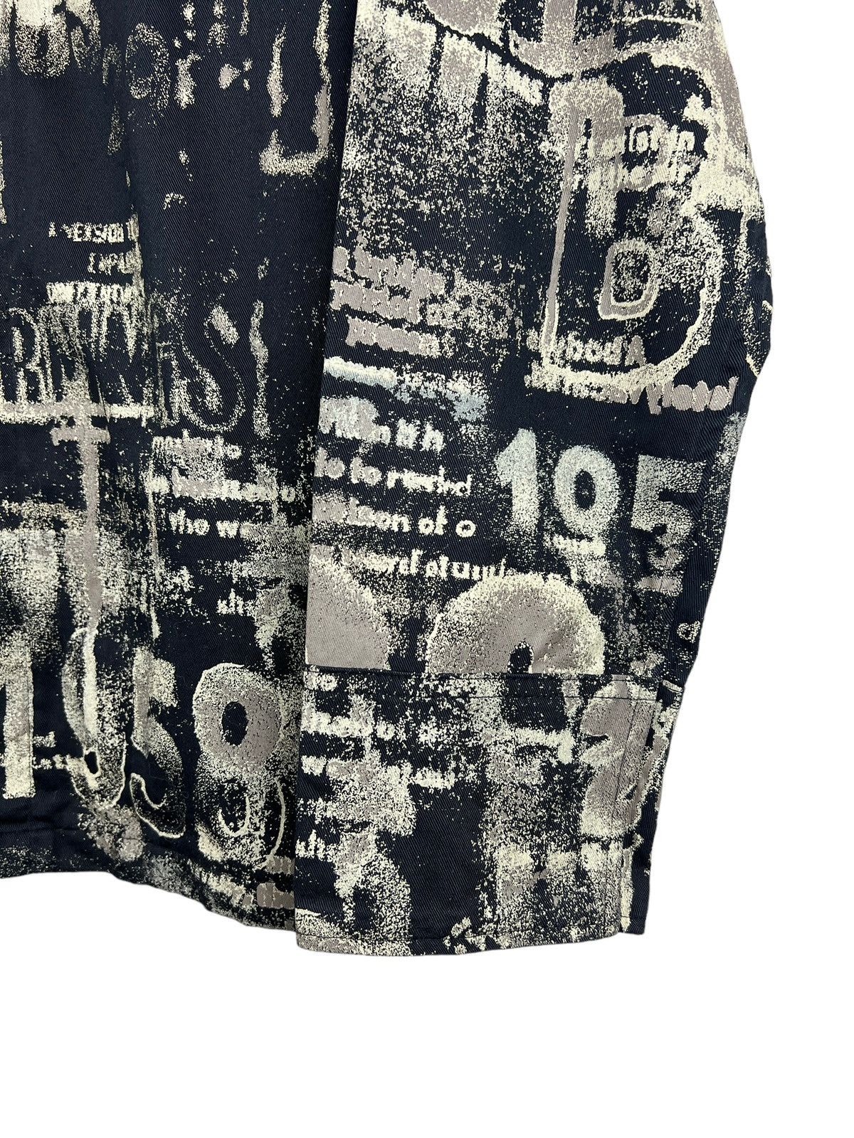 BERNINGS SHO Bernings Sho Graffiti Printed Buckle Jacket Size US L / EU 52-54 / 3 - 3 Thumbnail