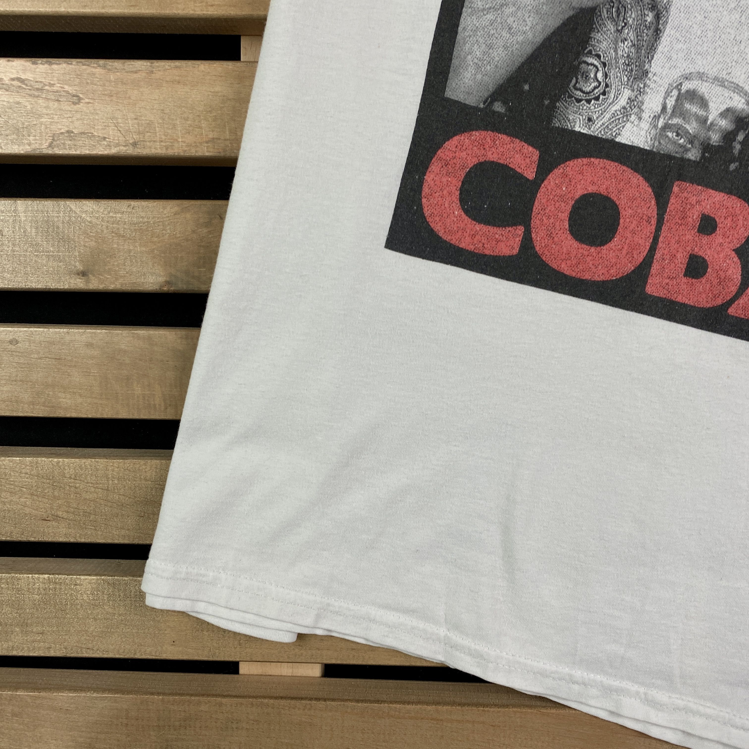 Band Tees × Nirvana × Vintage Men’s T-Shirt Court Cobain Vintage 2015 End Of Music Size L Size US L / EU 52-54 / 3 - 3 Thumbnail