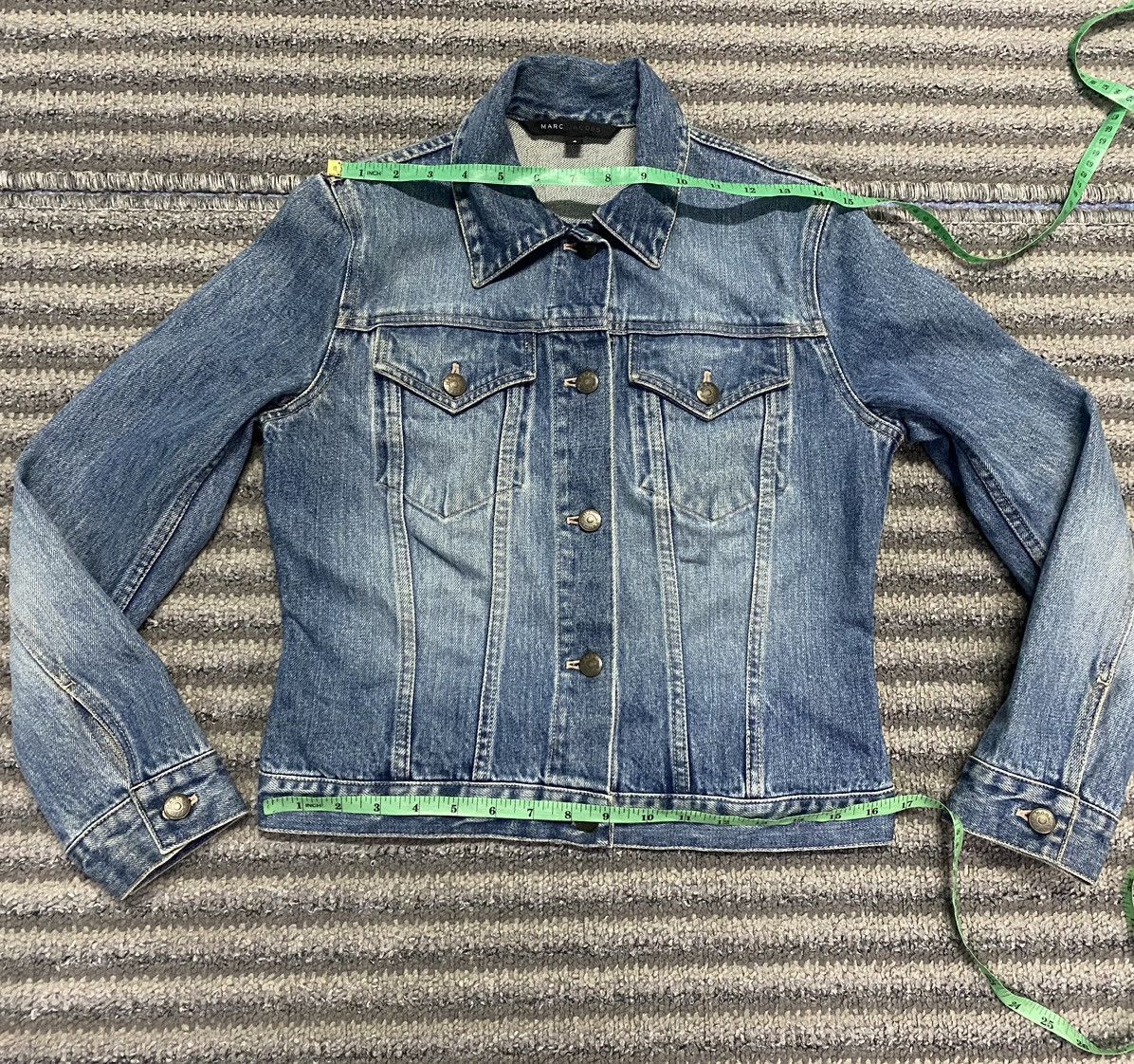 ブルゾン MARC JACOBS DENIM TRUCKER JACKET Blue 'The Denim Trucker Jacket' Denim Jacket by Marc Jacobs
