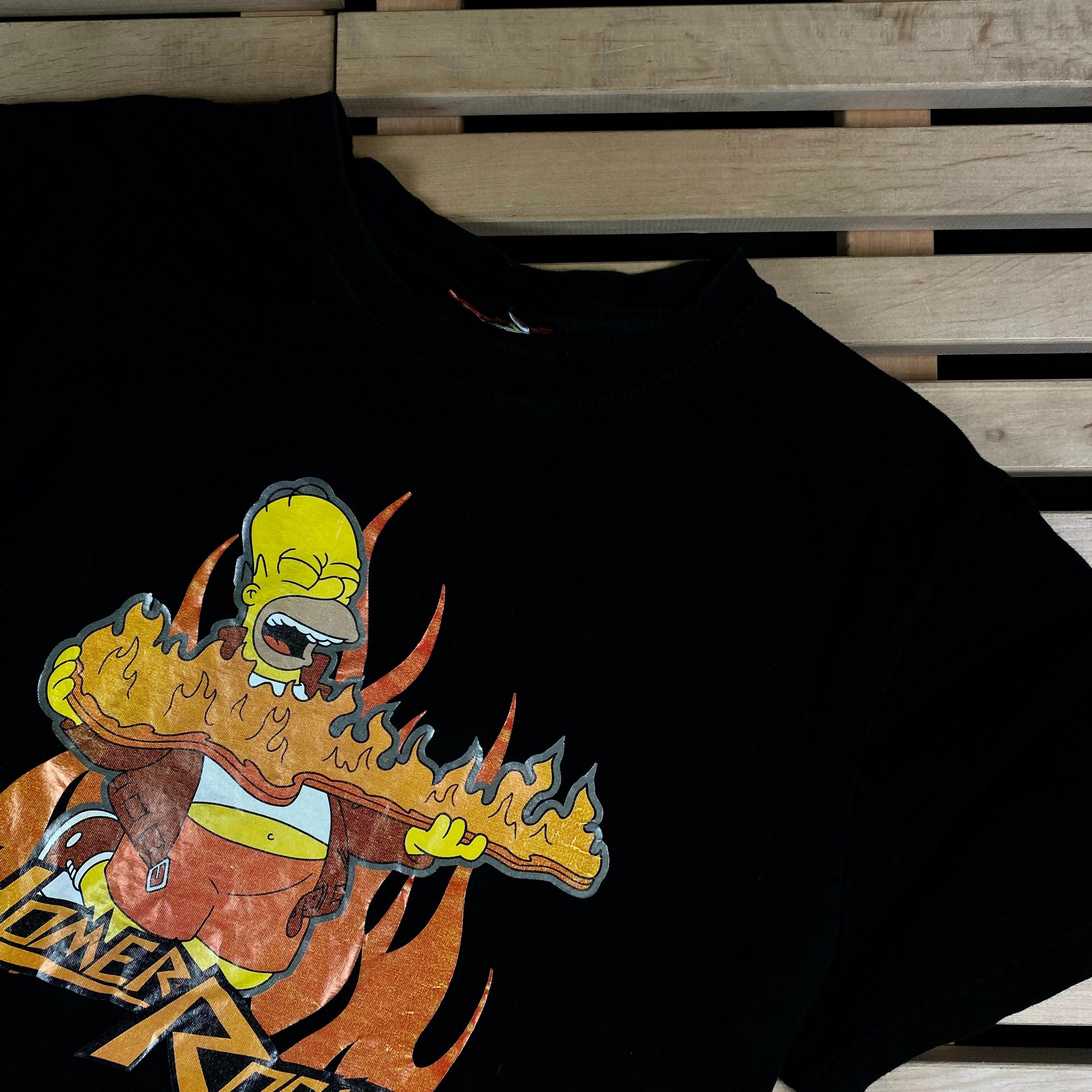 The Simpsons × Vintage Mens Vintage T Shirt Simpsons Homer Rocks Size L Size US L / EU 52-54 / 3 - 2 Thumbnail