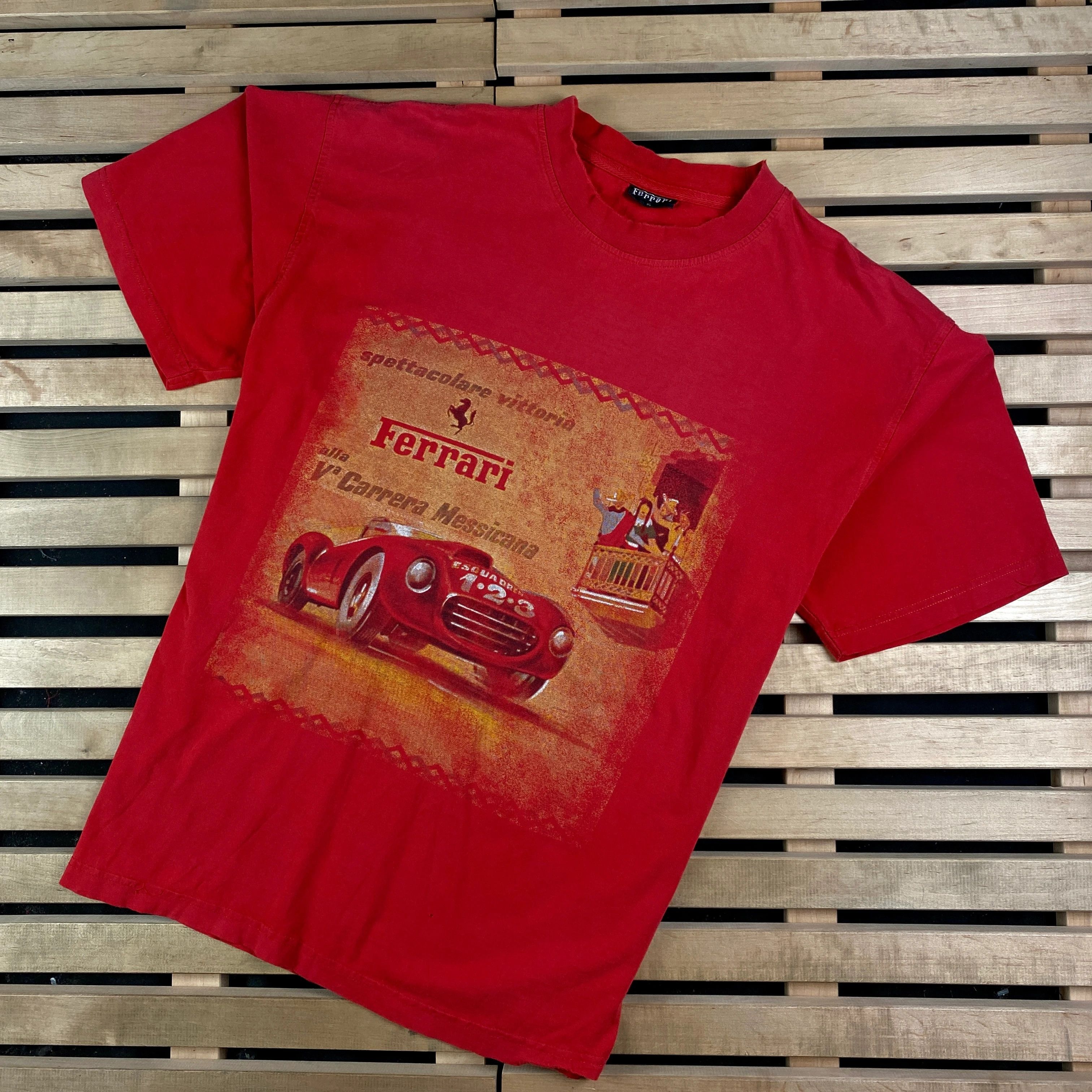Ferrari Mens Vintage T Shirt Ferrari Size XL Size US XL / EU 56 / 4 - 1 Thumbnail