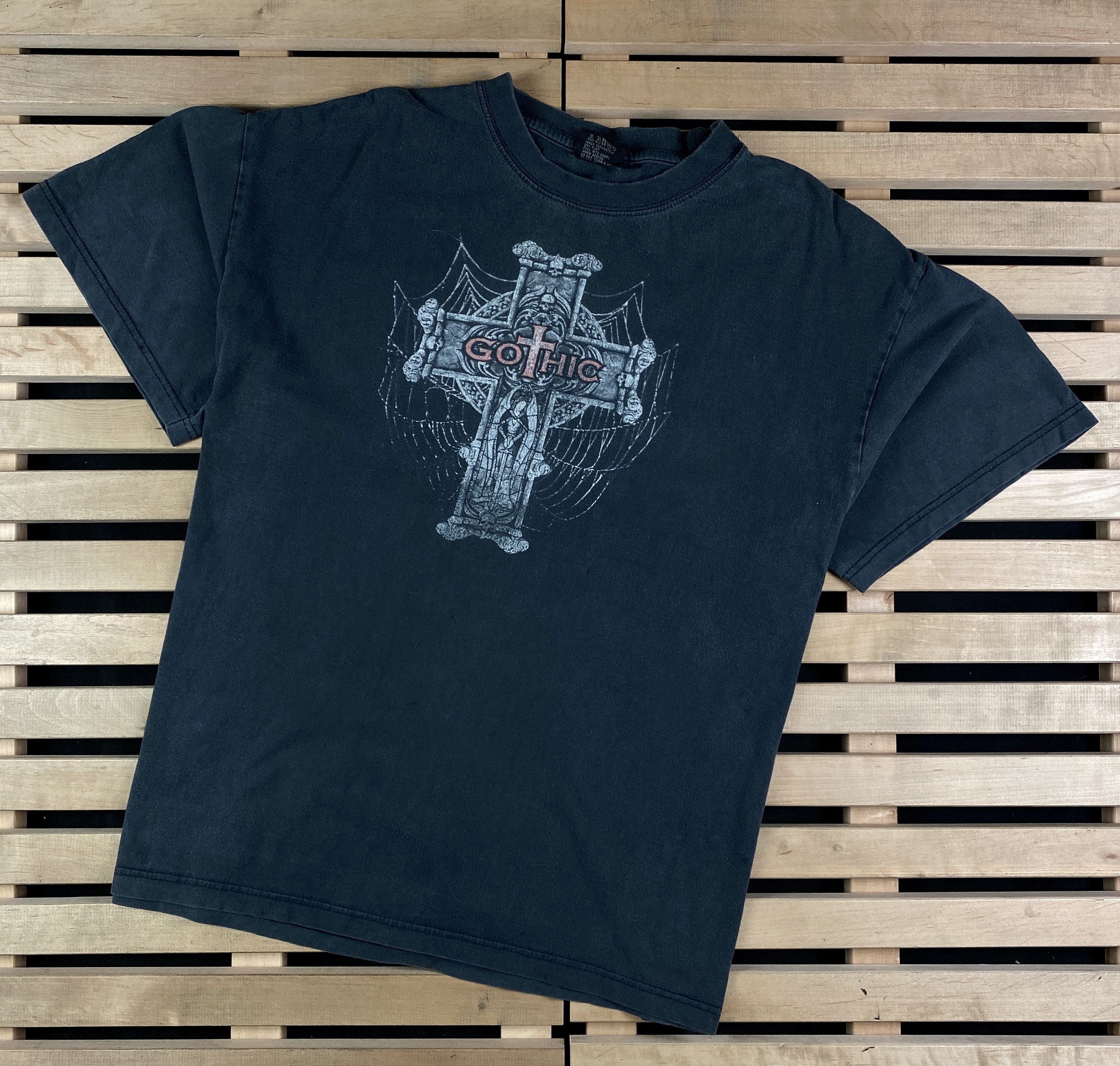 Band Tees × Vintage Men’s T-Shirt Jersey Gothic Vintage Size XXL Size US XXL / EU 58 / 5 - 1 Thumbnail