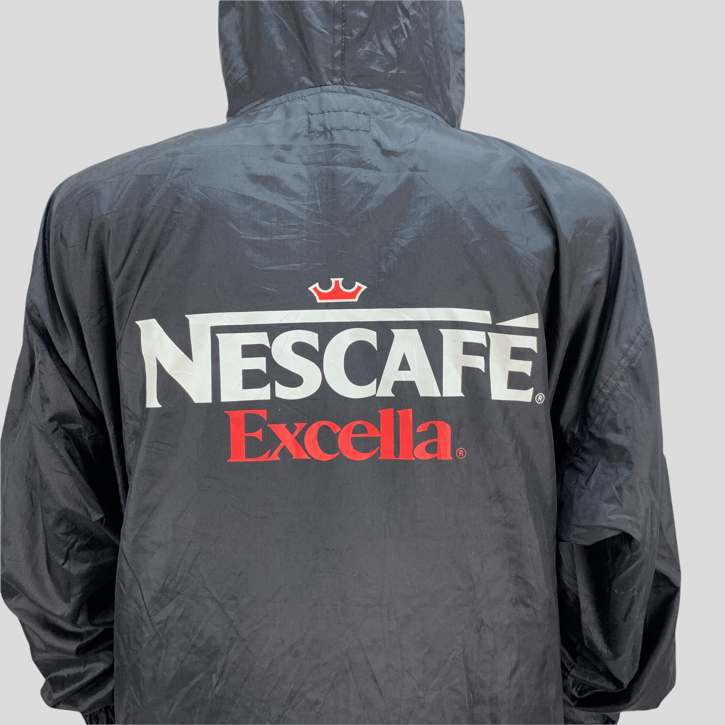 Japanese Brand Nescafe Excella Coffee Light Jacket / Rain Jacket #3686-001 Size US XXL / EU 58 / 5 - 2 Thumbnail
