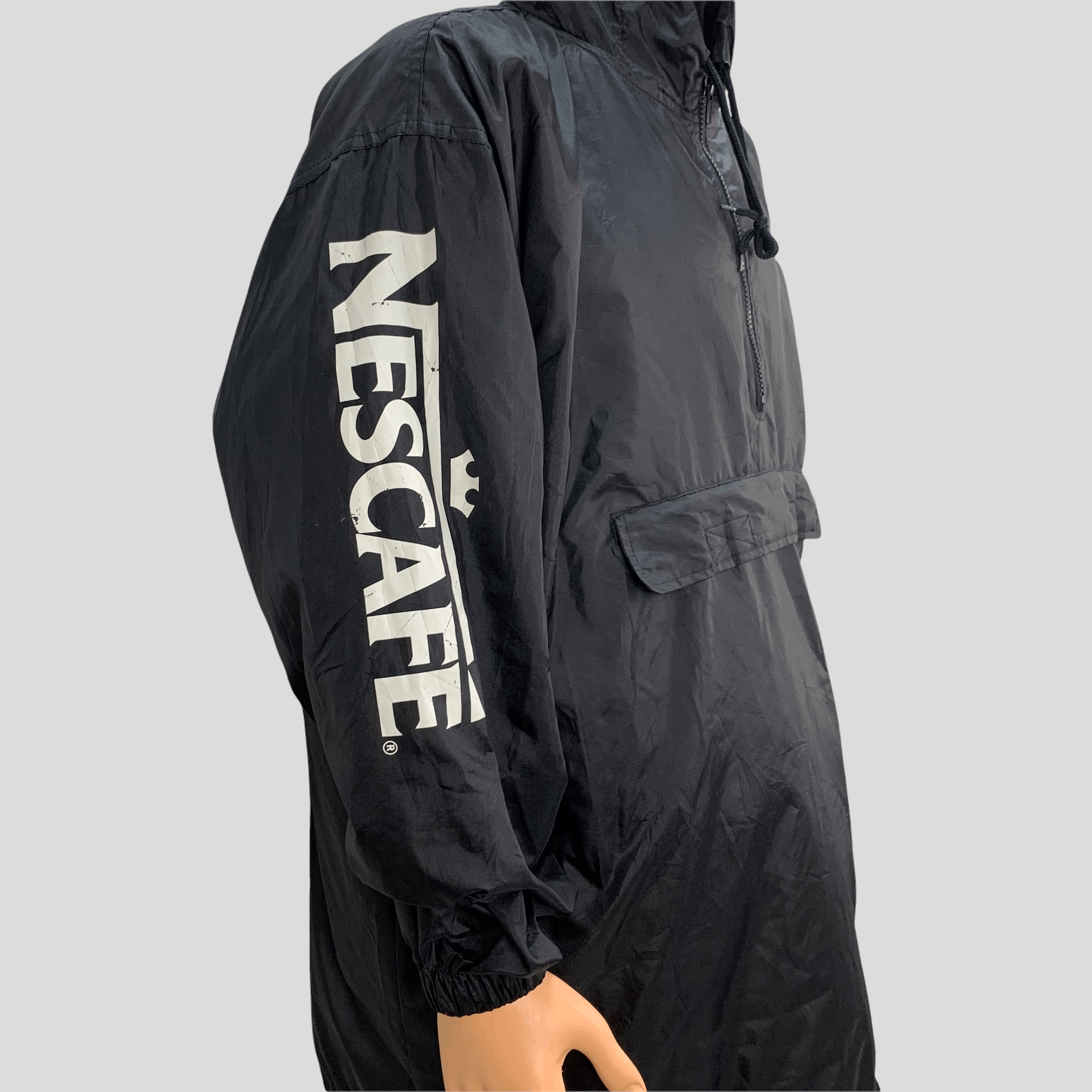 Japanese Brand Nescafe Excella Coffee Light Jacket / Rain Jacket #3686-001 Size US XXL / EU 58 / 5 - 6 Thumbnail