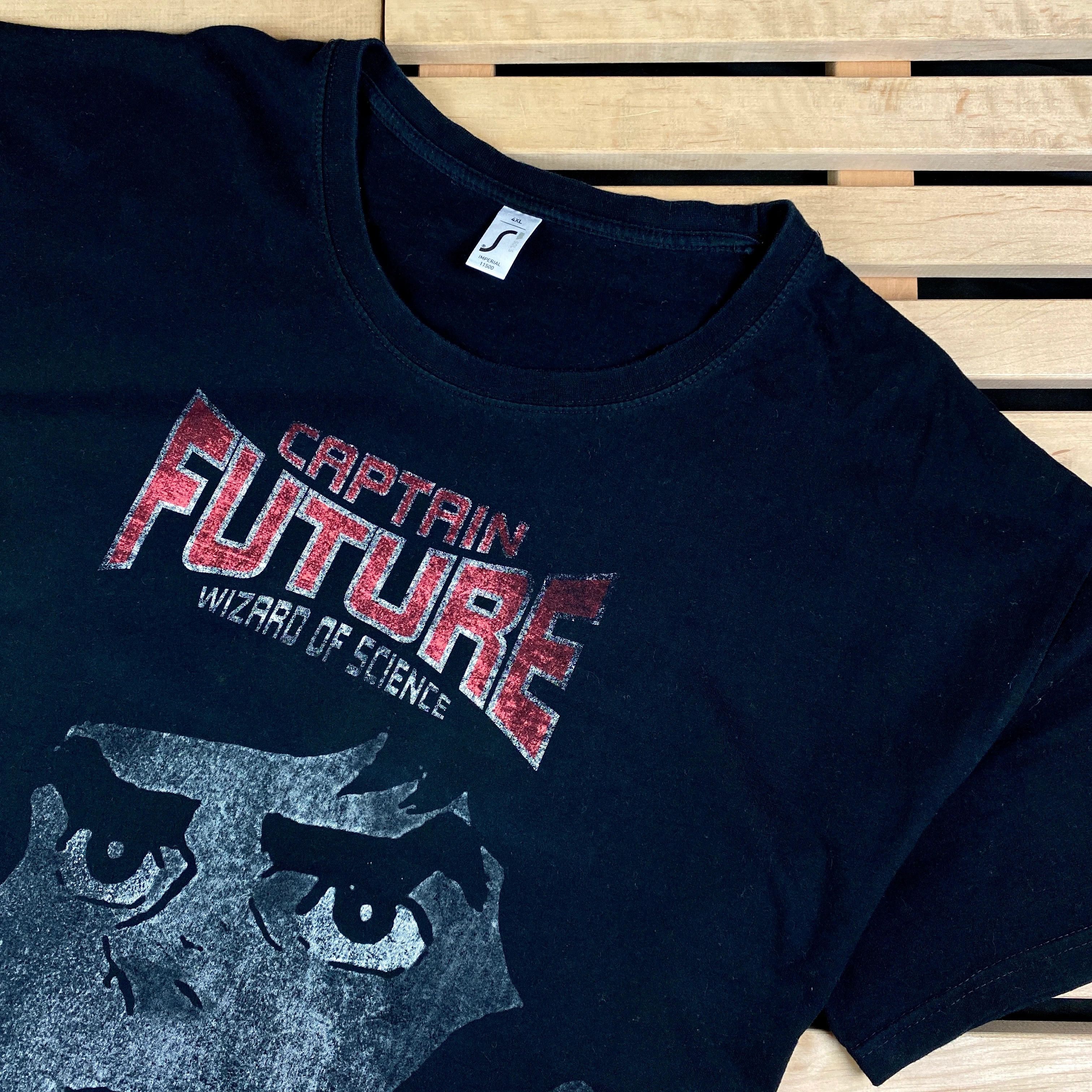Vintage Vintage T Shirt Captain Future Wizard Of Science Size 4XL Size US XXL / EU 58 / 5 - 2 Thumbnail