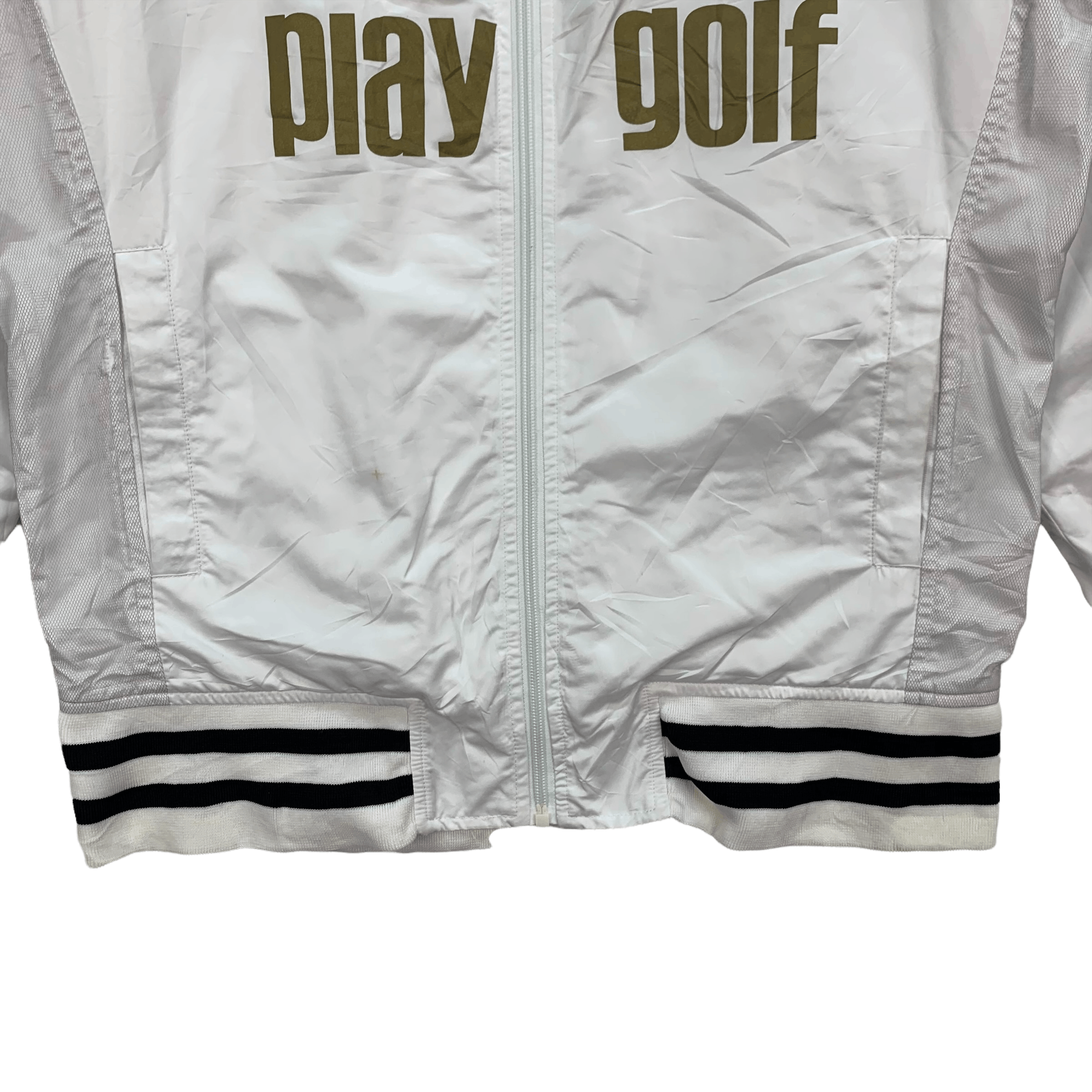 Japanese Brand Birdie Hunt Enjoy Play Golf Big Logo Jacket #3951-137 Size US L / EU 52-54 / 3 - 4 Thumbnail