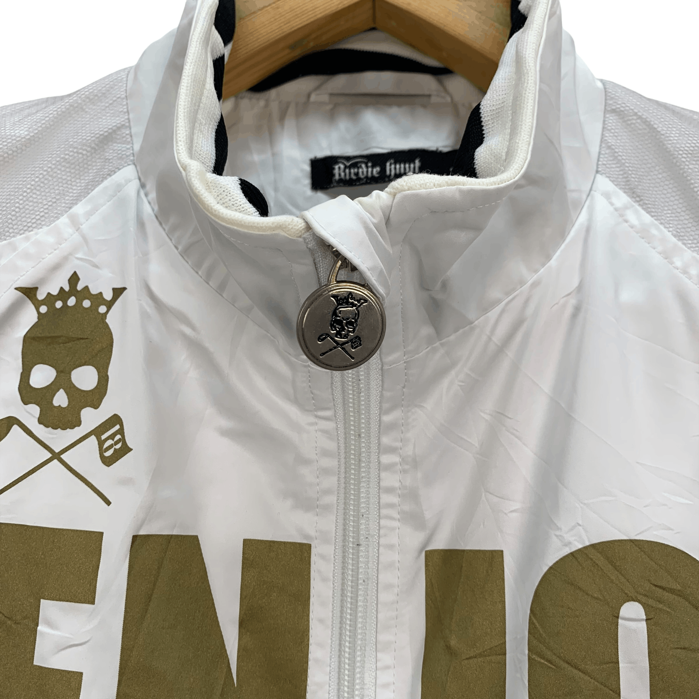 Japanese Brand Birdie Hunt Enjoy Play Golf Big Logo Jacket #3951-137 Size US L / EU 52-54 / 3 - 3 Thumbnail