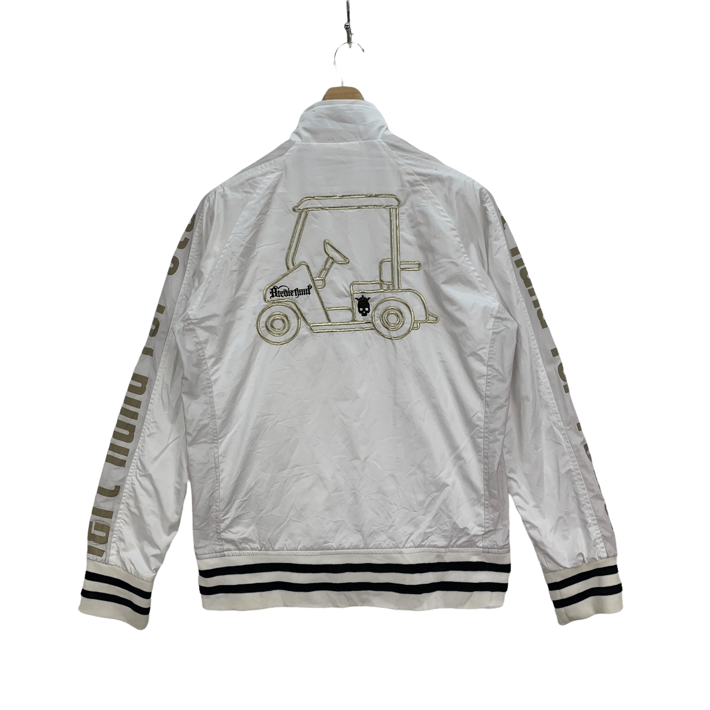 Japanese Brand Birdie Hunt Enjoy Play Golf Big Logo Jacket #3951-137 Size US L / EU 52-54 / 3 - 12 Thumbnail