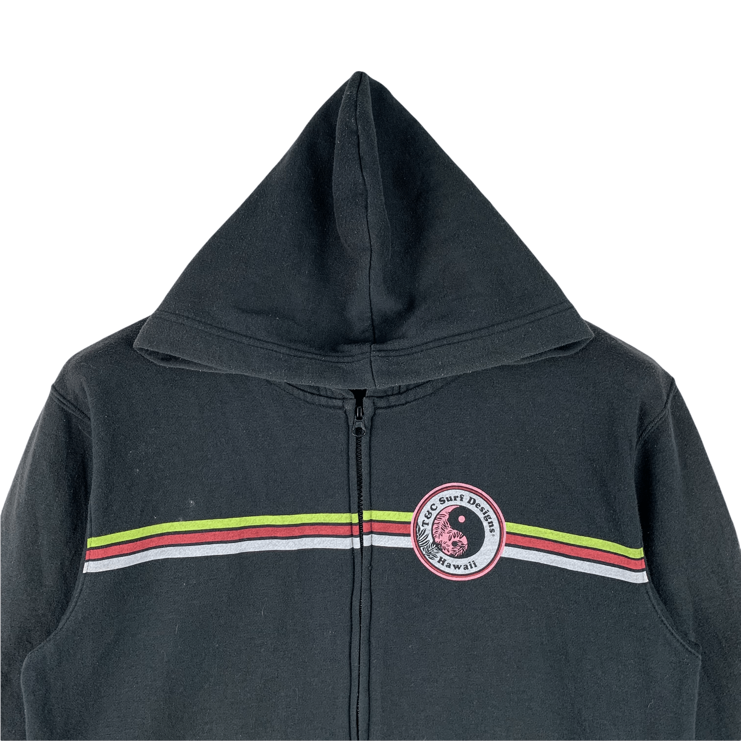 Vintage T&C Surf Design Hawaii Zipper Hoodies #3624-127 Size US L / EU 52-54 / 3 - 4 Thumbnail