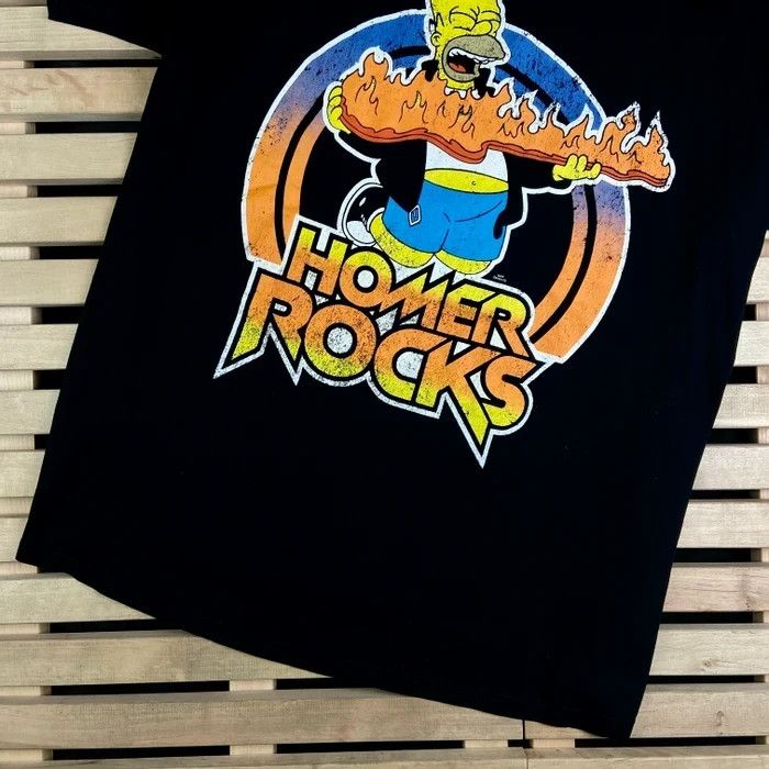 The Simpsons Mens Vintage T Shirt Simpsons Homer Rocks Size 5XL XXXXXL Size US XXL / EU 58 / 5 - 3 Thumbnail