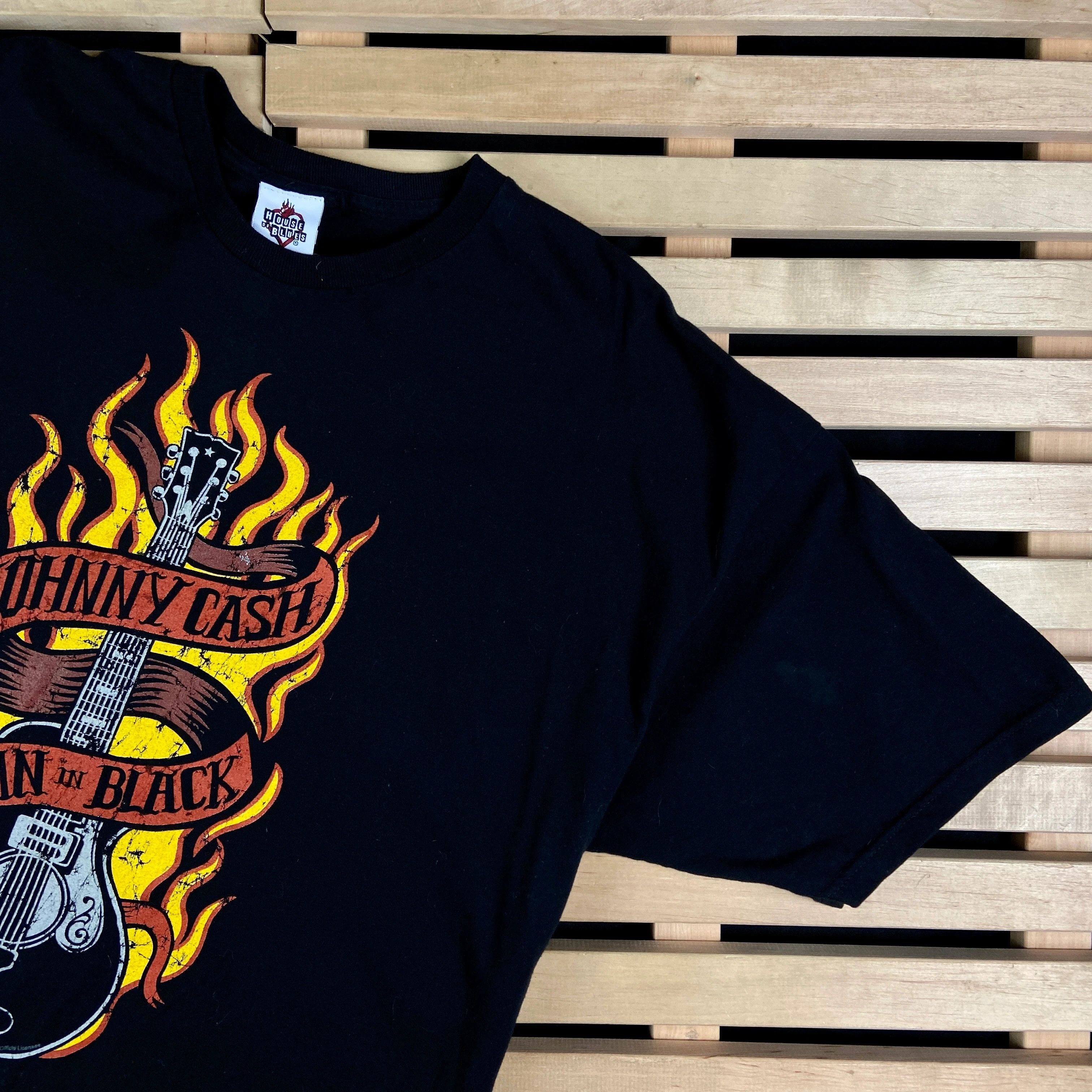 Band Tees × Vintage Mens Vintage T Shirt Johnny Cash 2007 Size XXL 2XL Size US XXL / EU 58 / 5 - 2 Thumbnail