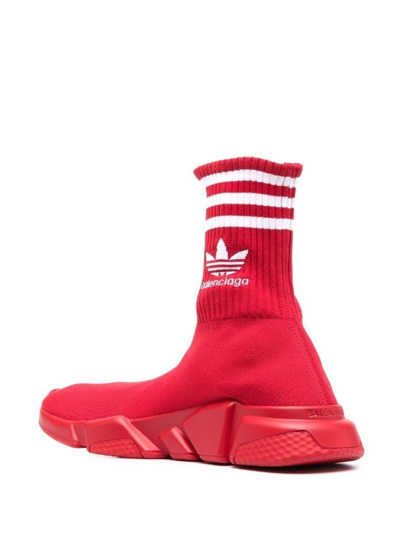 X Adidas Red Speed Sock Sneakers