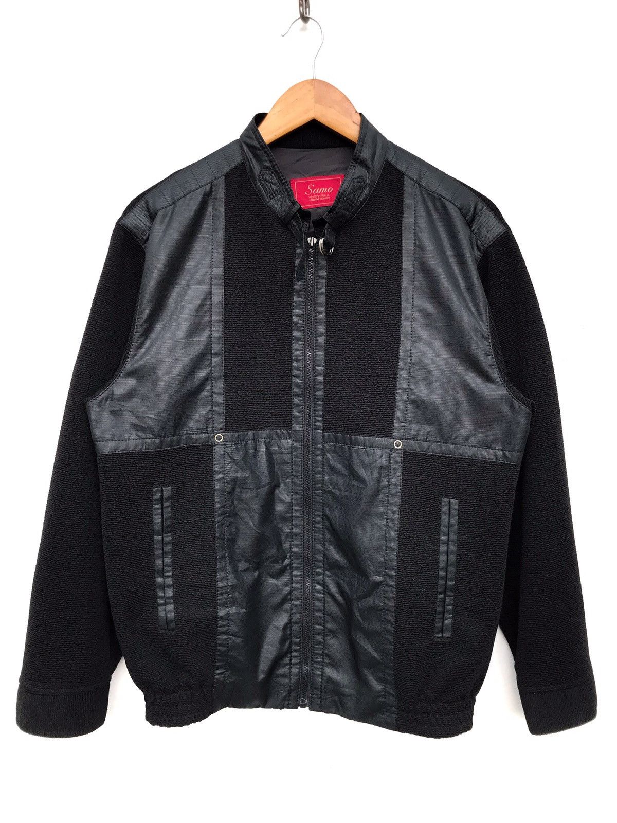 Pre-owned Comme Des Garcons X Vintage Samo Zipper Nice Jacket Cdg Style In Black