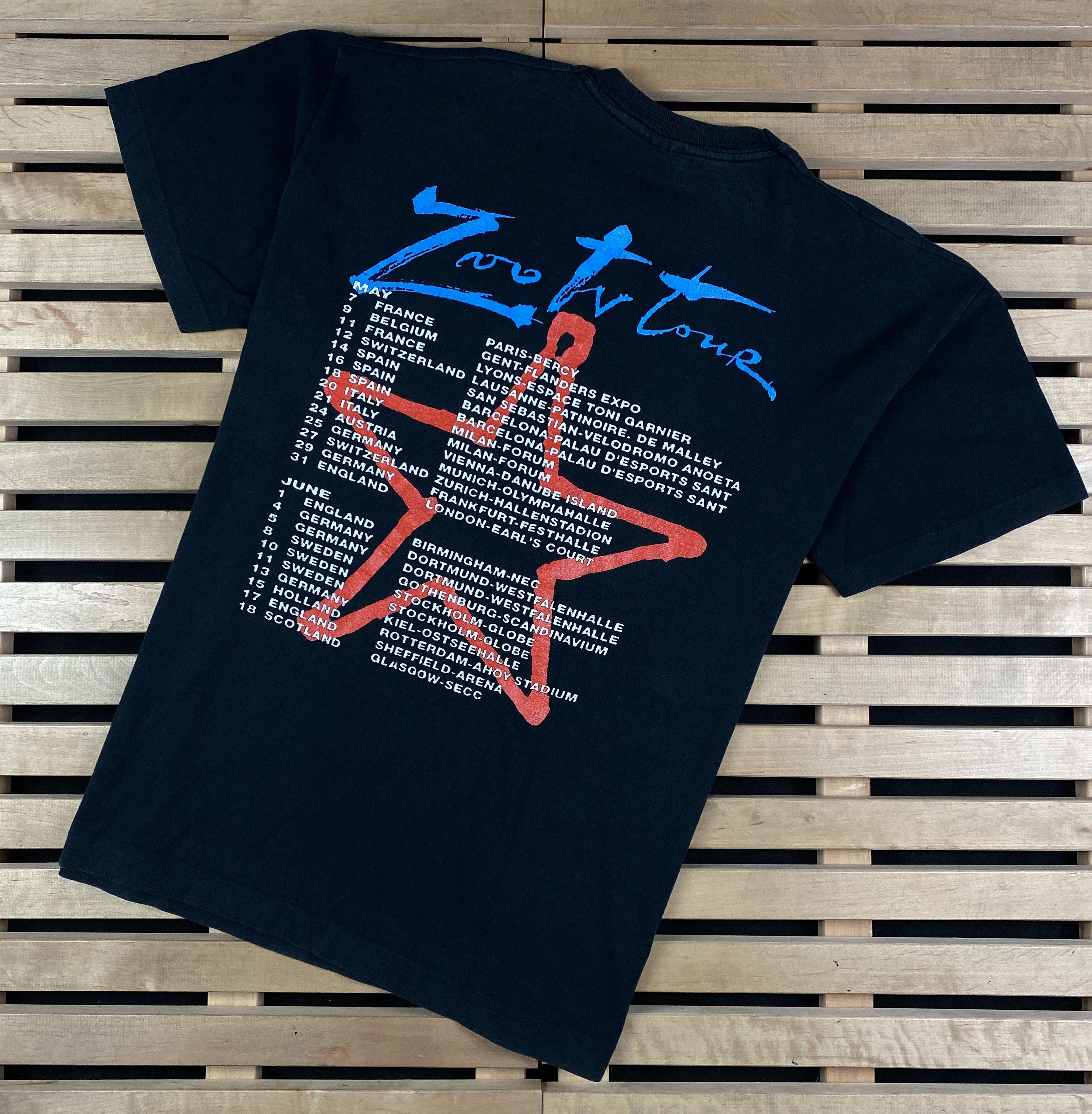 Band Tees × Vintage Mens T-Shirt Zoo TV Tour Vintage XL Size US XL / EU 56 / 4 - 5 Thumbnail
