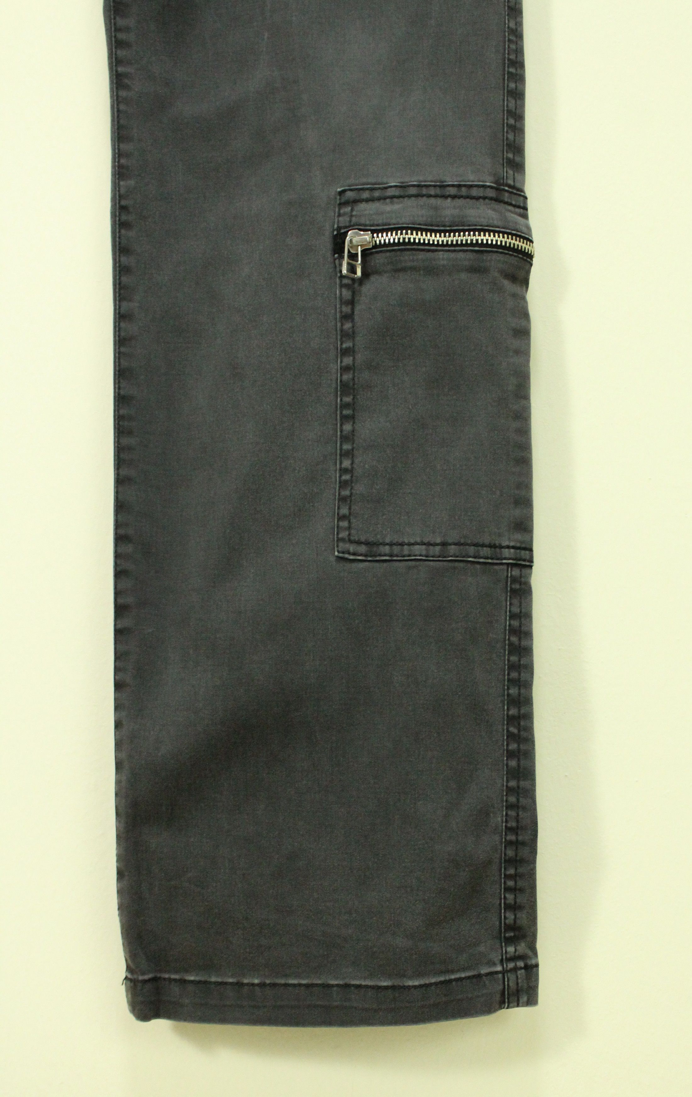 Japanese Brand GGPX Pants Multi Zipper Cargo Stretchy Faded Grunge Raver Size US 30 / EU 46 - 7 Thumbnail