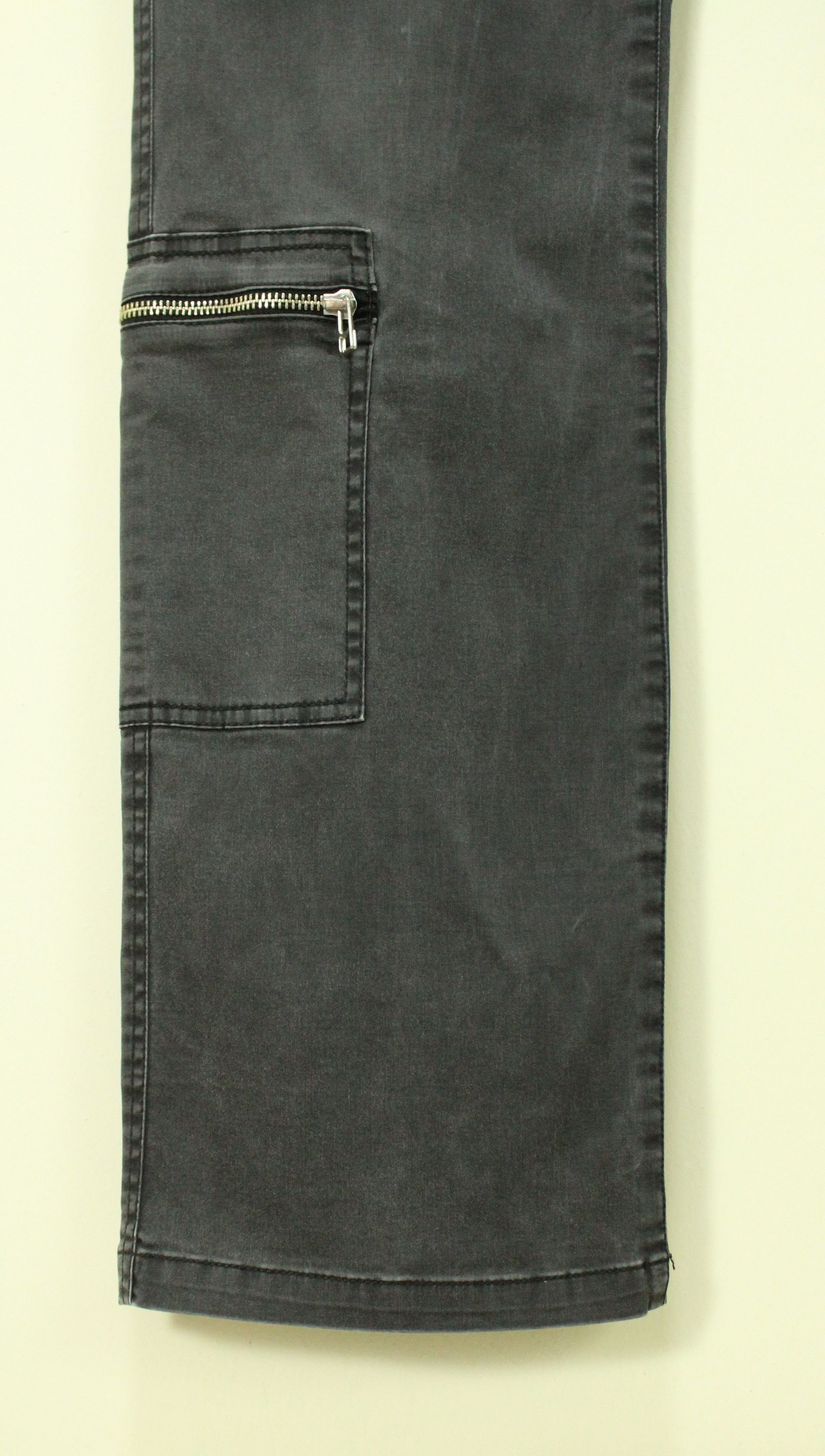 Japanese Brand GGPX Pants Multi Zipper Cargo Stretchy Faded Grunge Raver Size US 30 / EU 46 - 9 Thumbnail