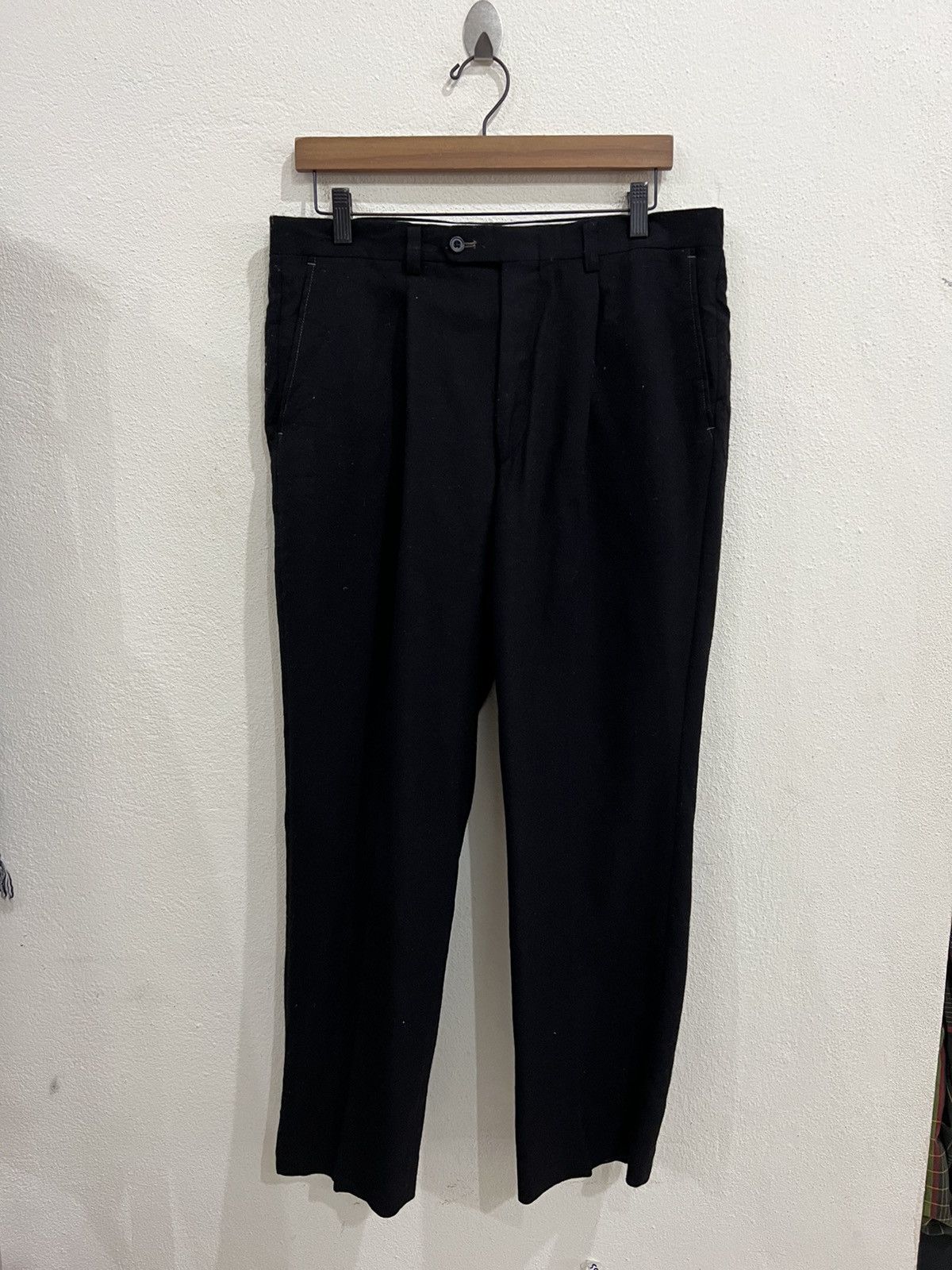Kansai Yamamoto Japanese Brand KANSAI Yamamoto Wool Pant Size US 34 / EU 50 - 2 Thumbnail