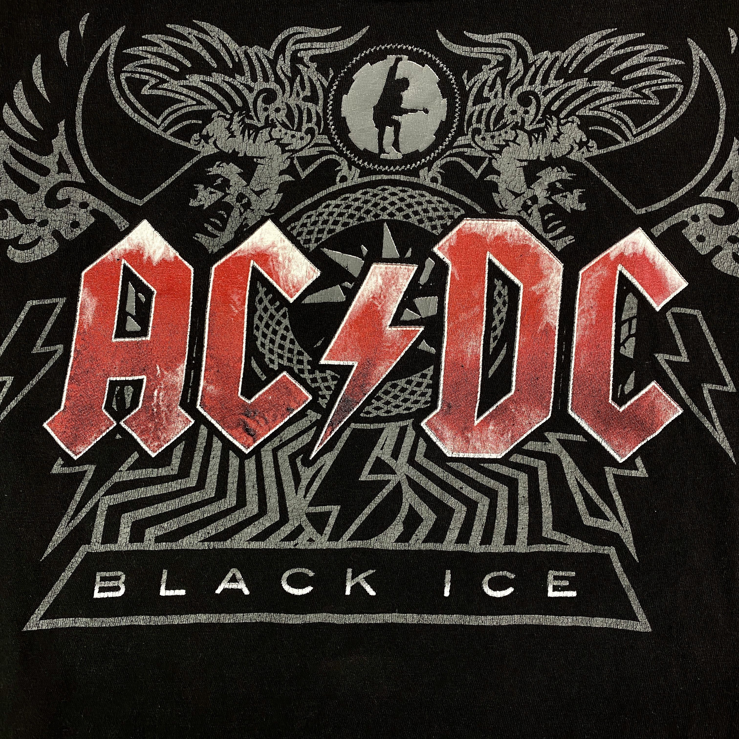 AC/DC × Band Tees Mens Vintage T Shirt ACDC AC/DC Black Ice Size XL Size US XL / EU 56 / 4 - 5 Thumbnail