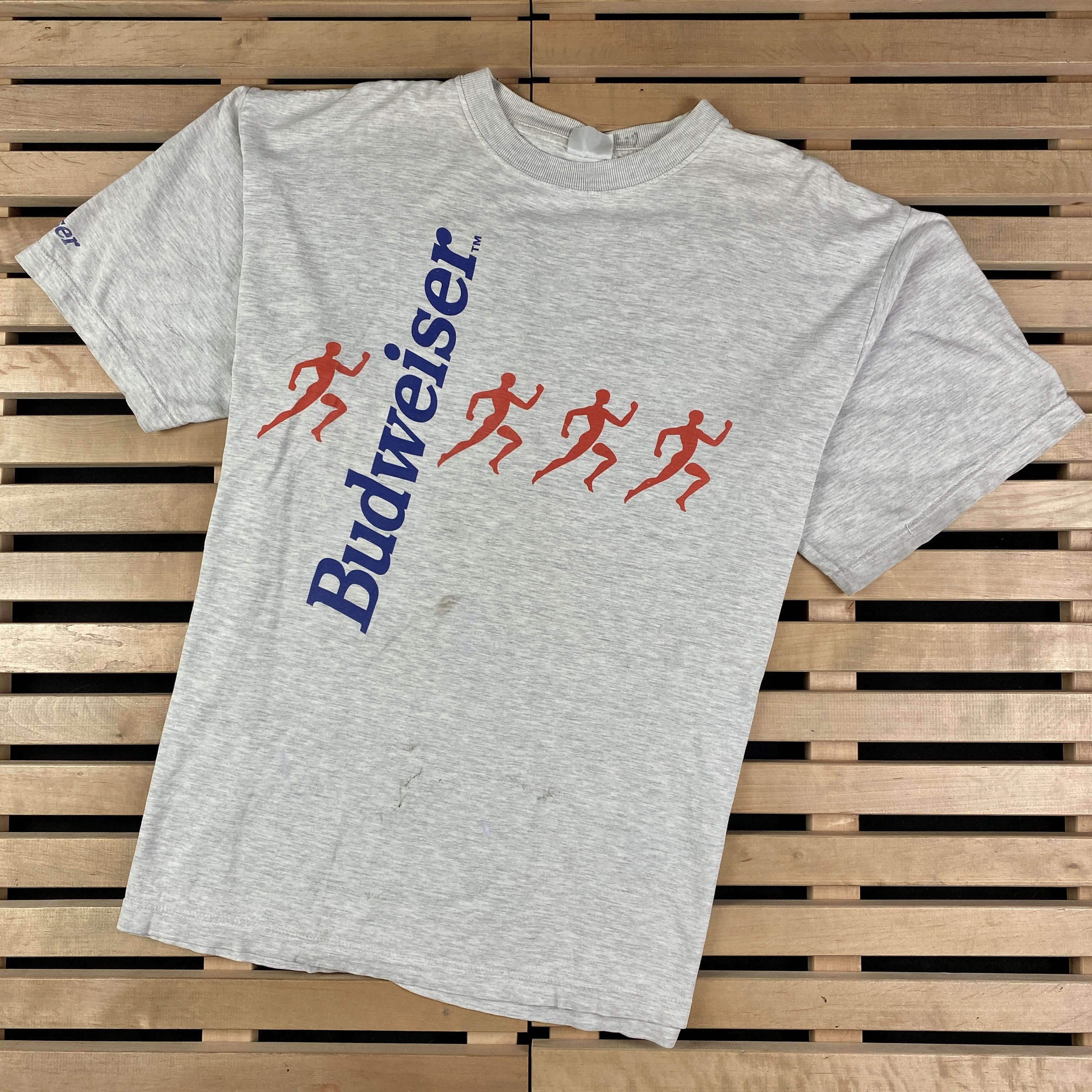 Vintage Mens Vintage T Shirt Budweiser Atlanta 1996 Size XL Size US XL / EU 56 / 4 - 1 Thumbnail