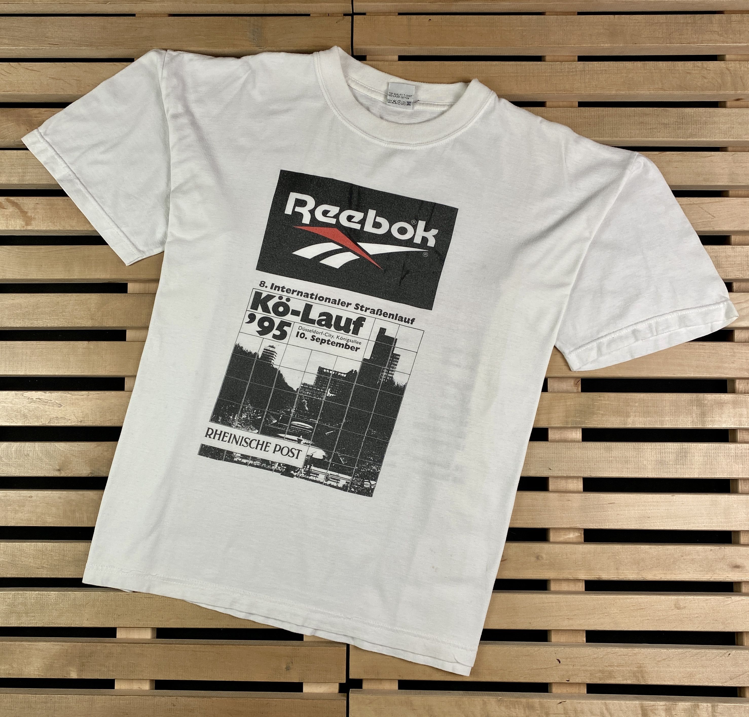 Reebok × Vintage Men’s T-Shirt Jersey Reebok Vintage Big Logo Size XL Size US XL / EU 56 / 4 - 1 Thumbnail