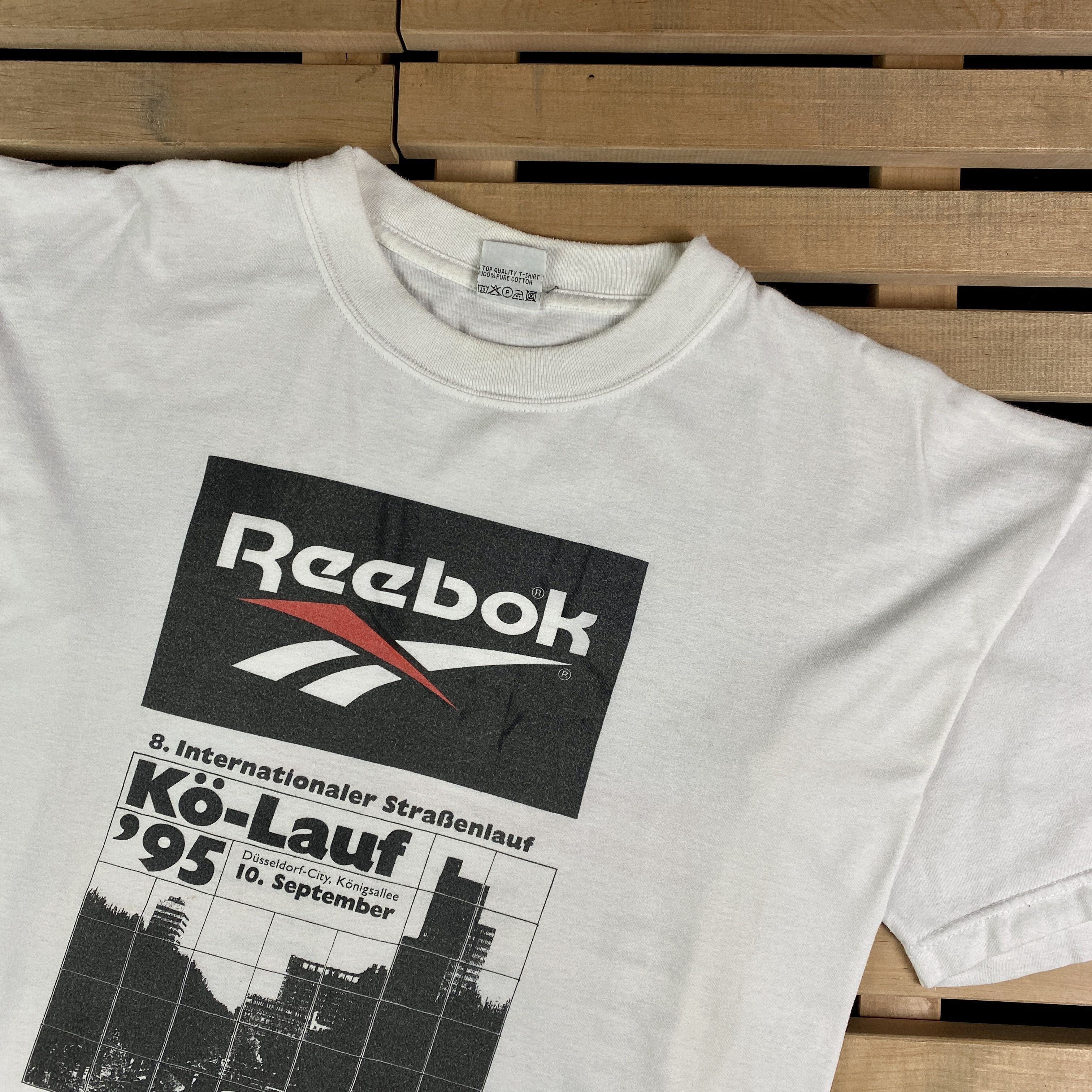 Reebok × Vintage Men’s T-Shirt Jersey Reebok Vintage Big Logo Size XL Size US XL / EU 56 / 4 - 2 Thumbnail