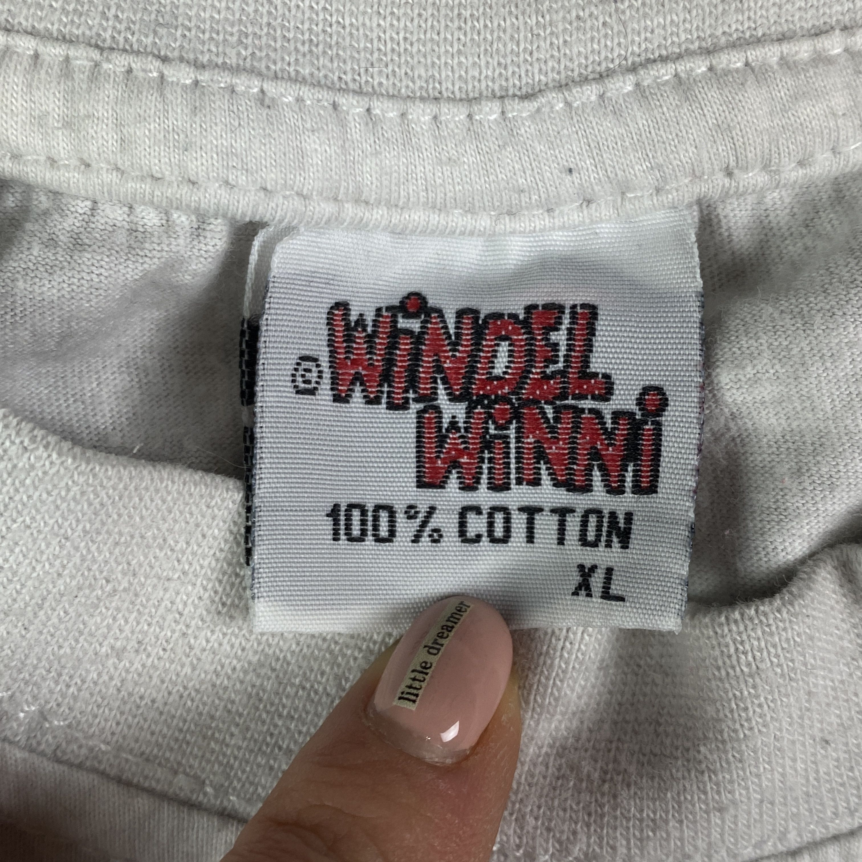 Vintage Mens Vintage T Shirt 90s Windel Winni Size XL Size US XL / EU 56 / 4 - 5 Thumbnail