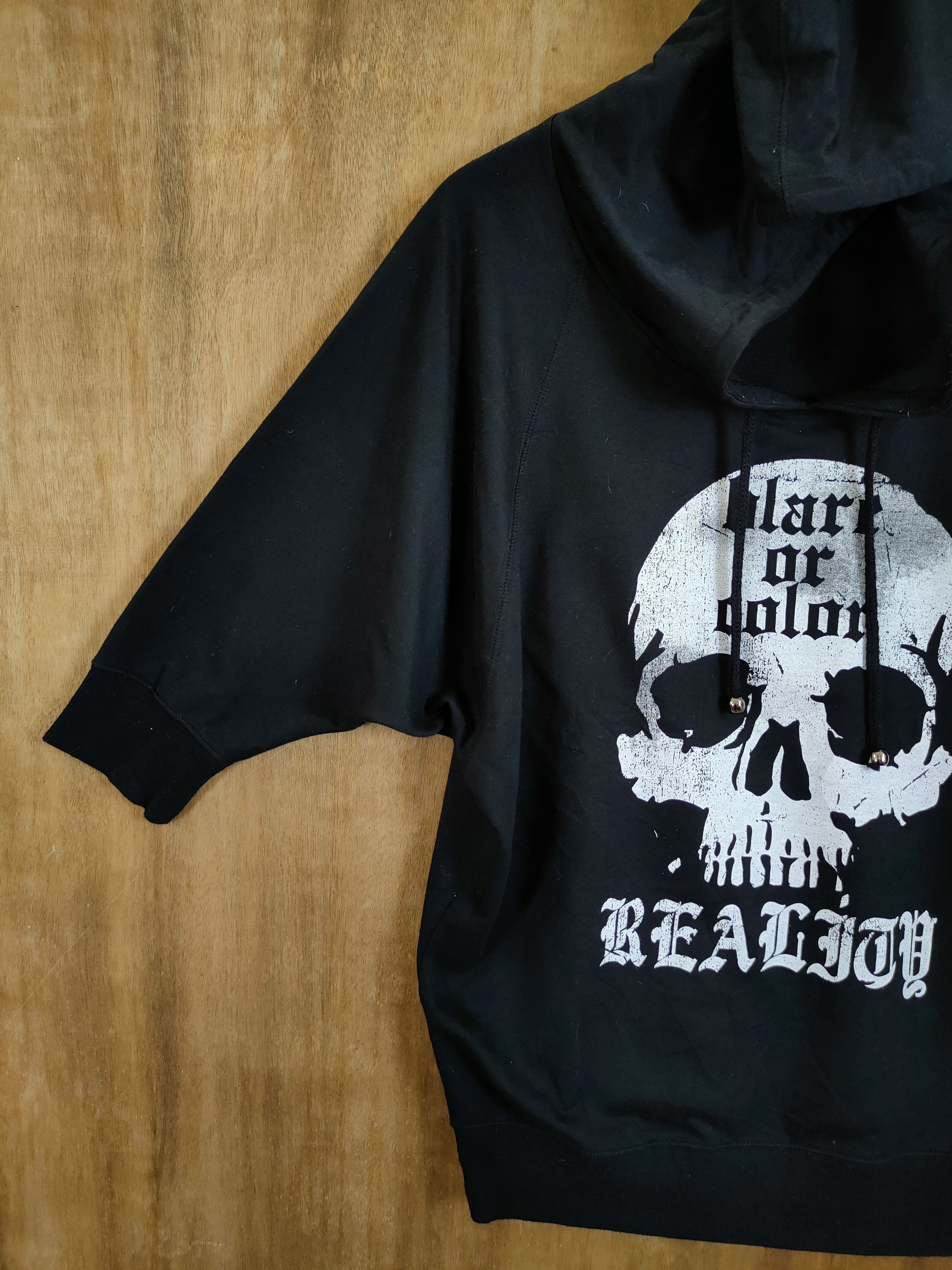 Japanese Brand Galyge skull hoodie black sweatshirt japan #46-783DL Size US M / EU 48-50 / 2 - 2 Thumbnail