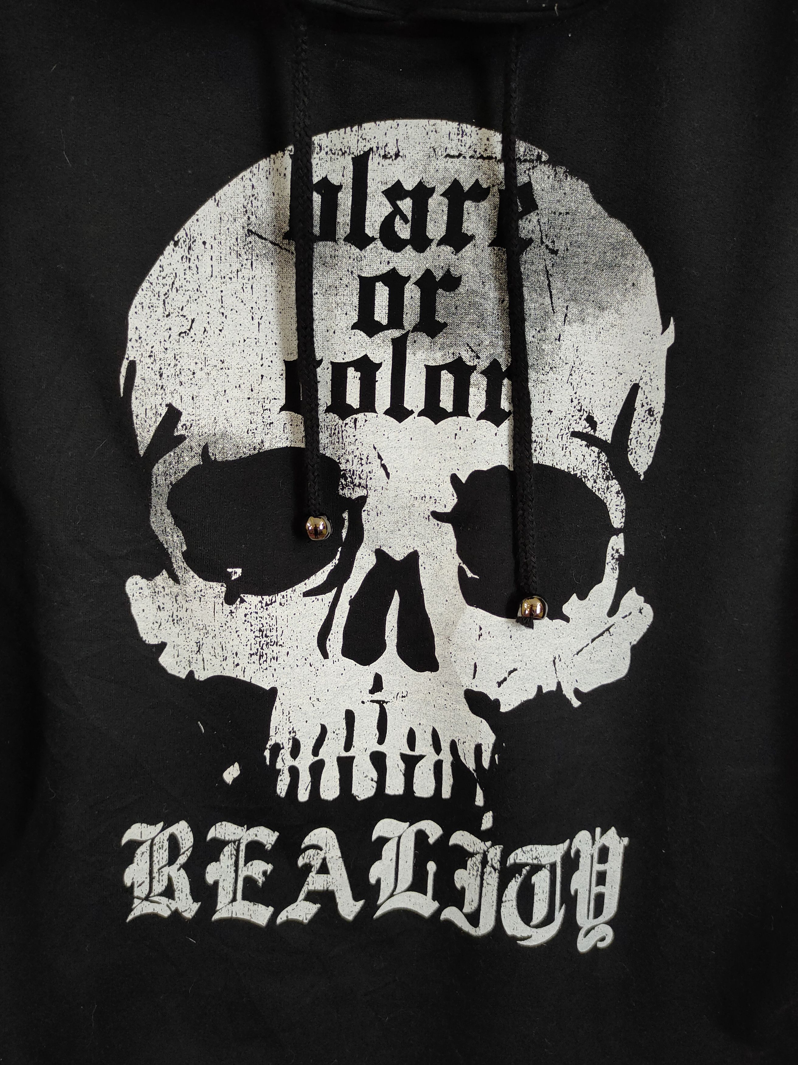 Japanese Brand Galyge skull hoodie black sweatshirt japan #46-783DL Size US M / EU 48-50 / 2 - 4 Thumbnail