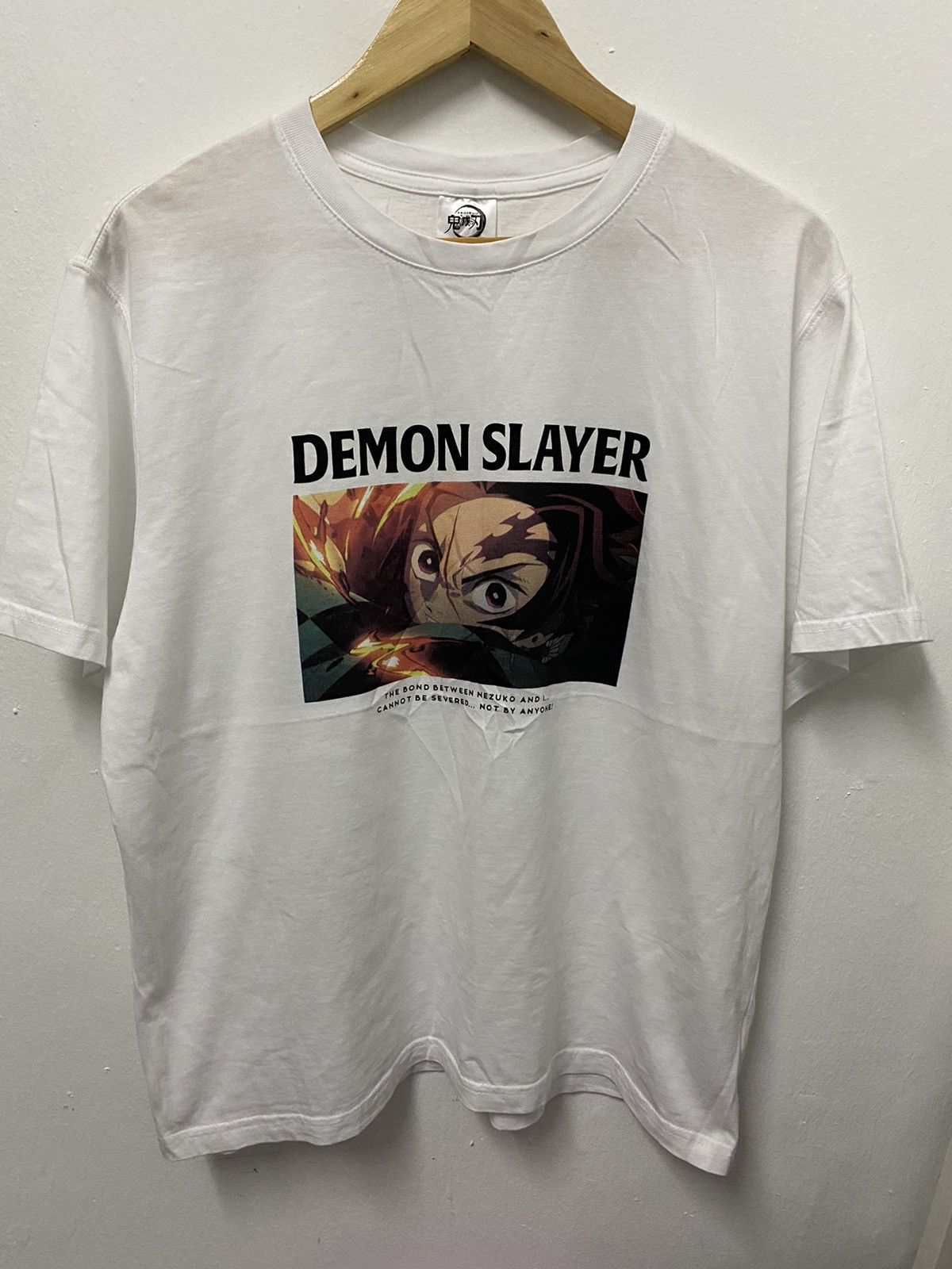 image of Anima x Movie Demon Slayer Tanjiro Kamado Anime Manga Netflix in White, Men's (Size XL)