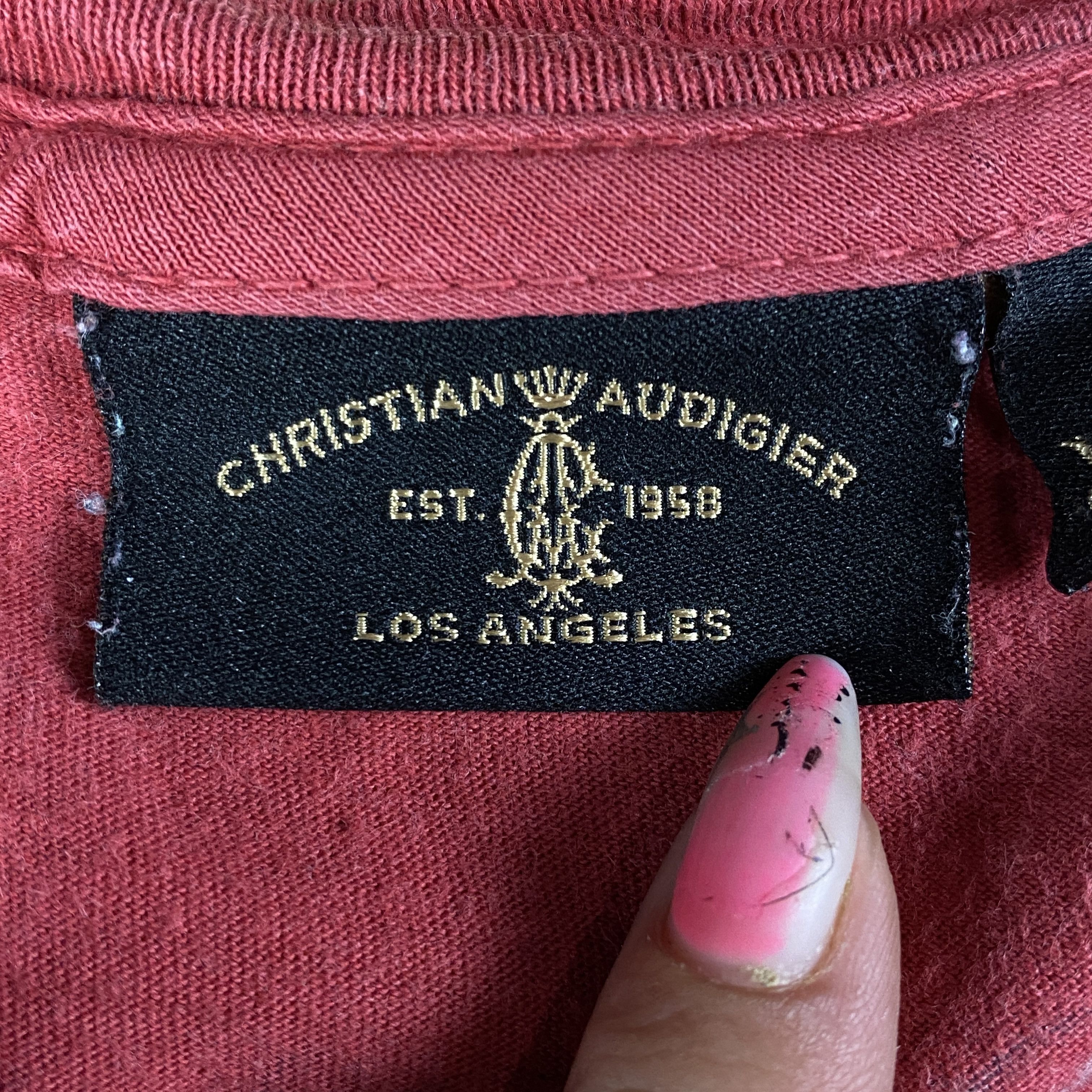 Christian Audigier × Vintage Mens T-Shirt Christian Audigier Vintage Size XL Size US XL / EU 56 / 4 - 7 Thumbnail