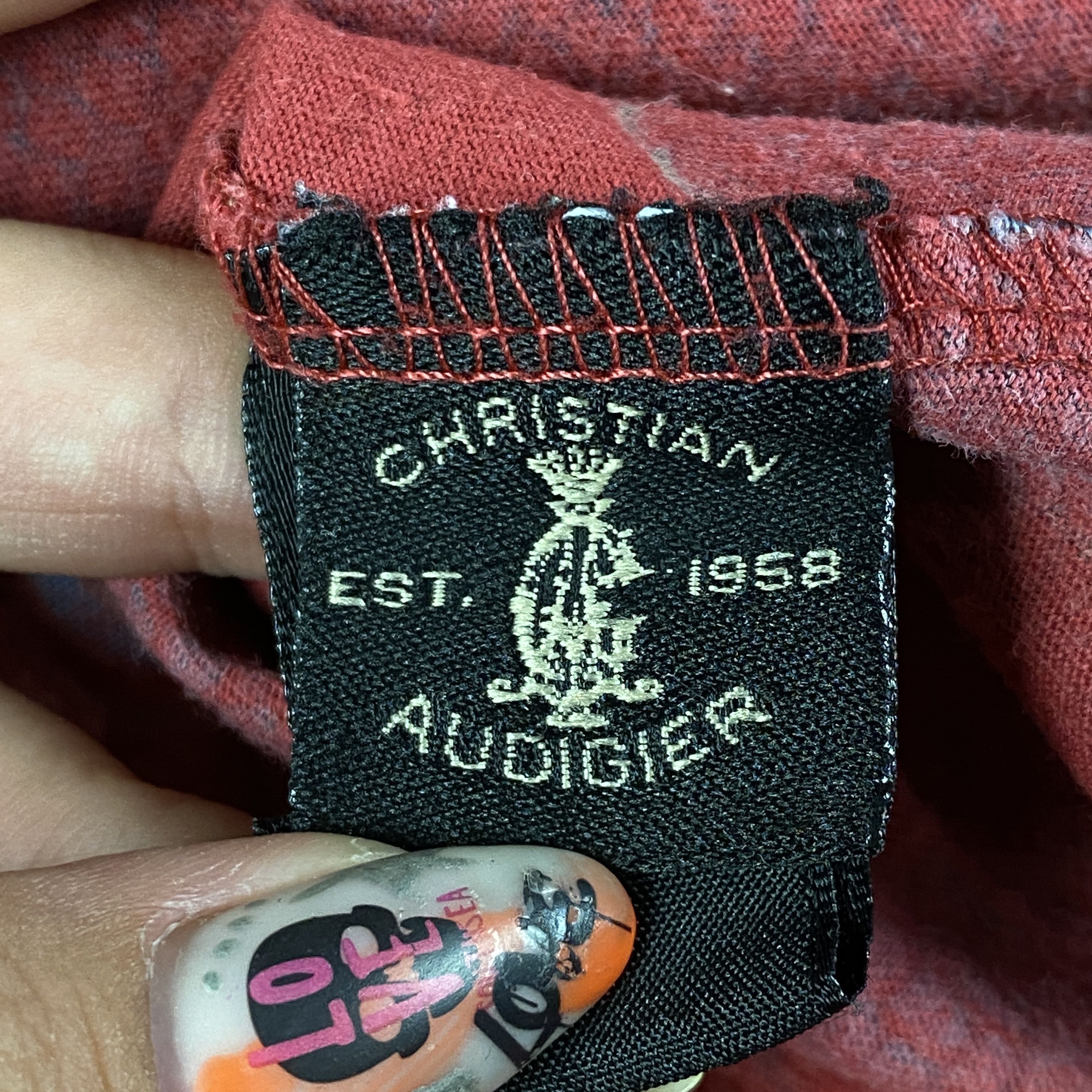 Christian Audigier × Vintage Mens T-Shirt Christian Audigier Vintage Size XL Size US XL / EU 56 / 4 - 9 Thumbnail