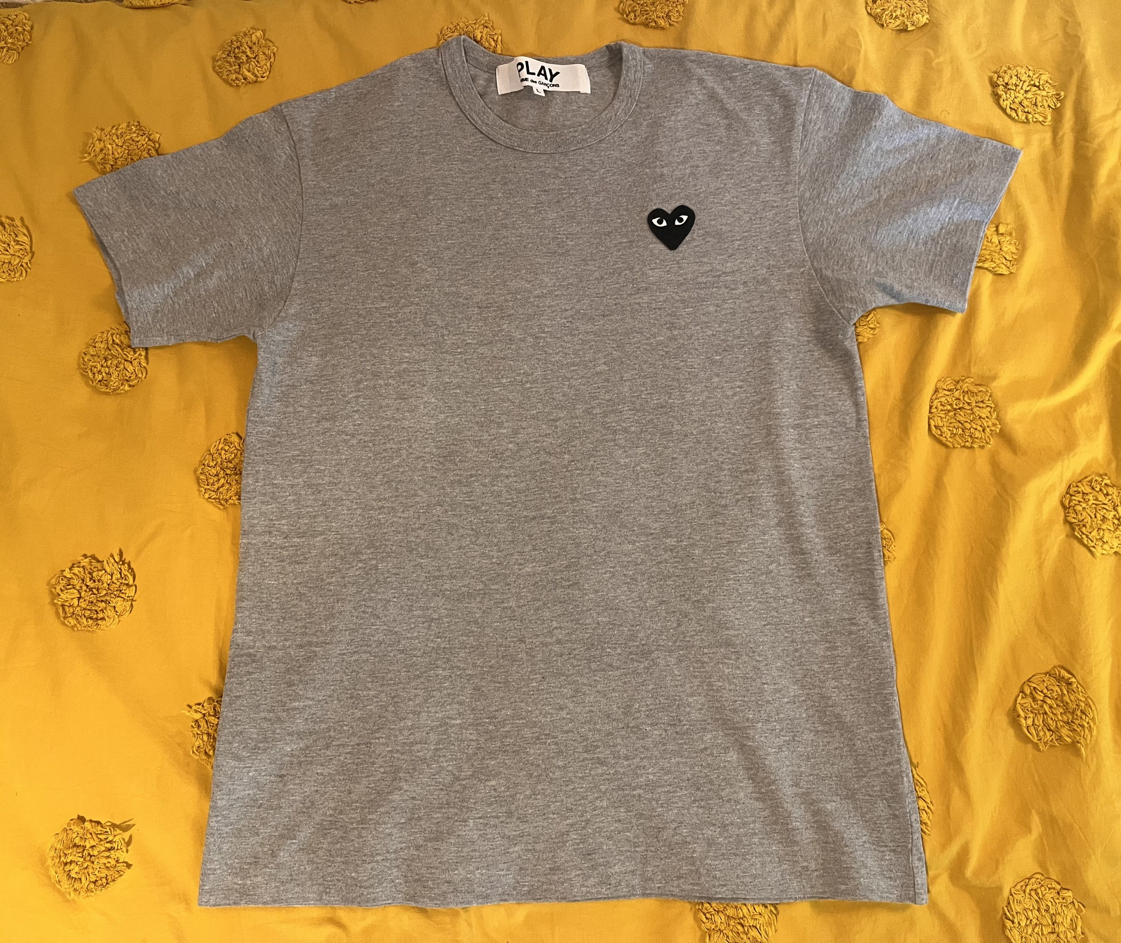 Comme des Garcons PLAY Comme des Garçons Play Grey T-Shirt Size US L / EU 52-54 / 3 - 1 Thumbnail